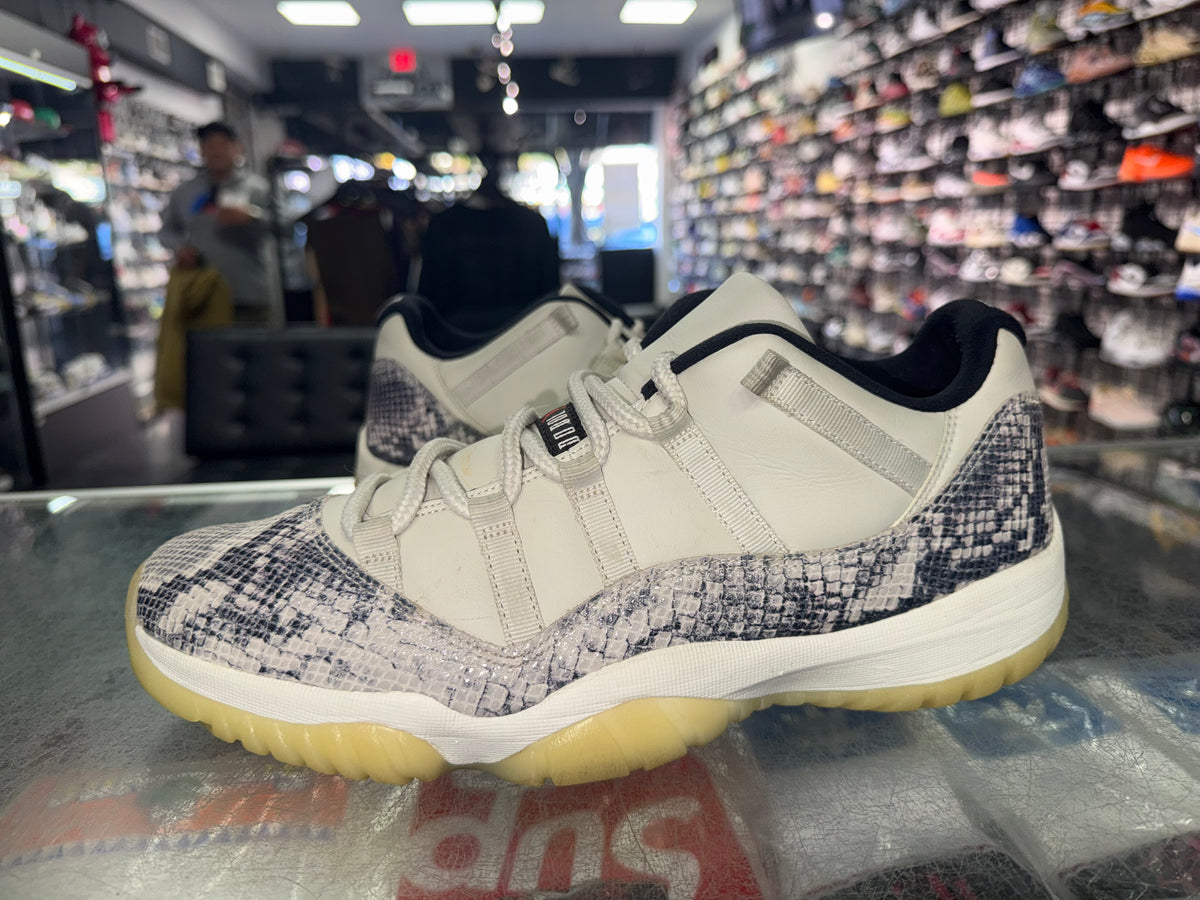 Size 12 Air Jordan 11 Low "Snake Light Bone"