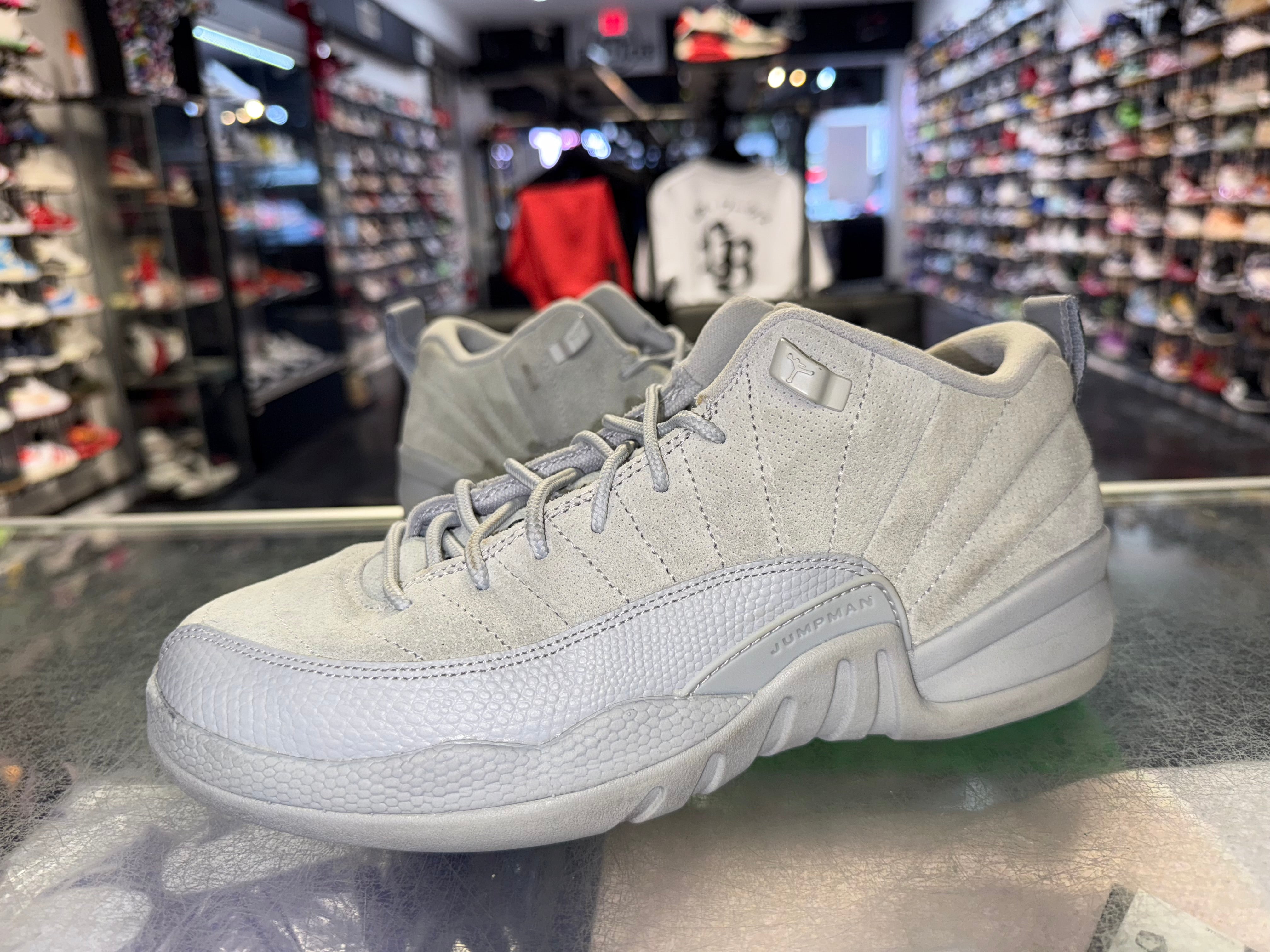 Size 7y Air Jordan 12 Low "Wolf Grey"