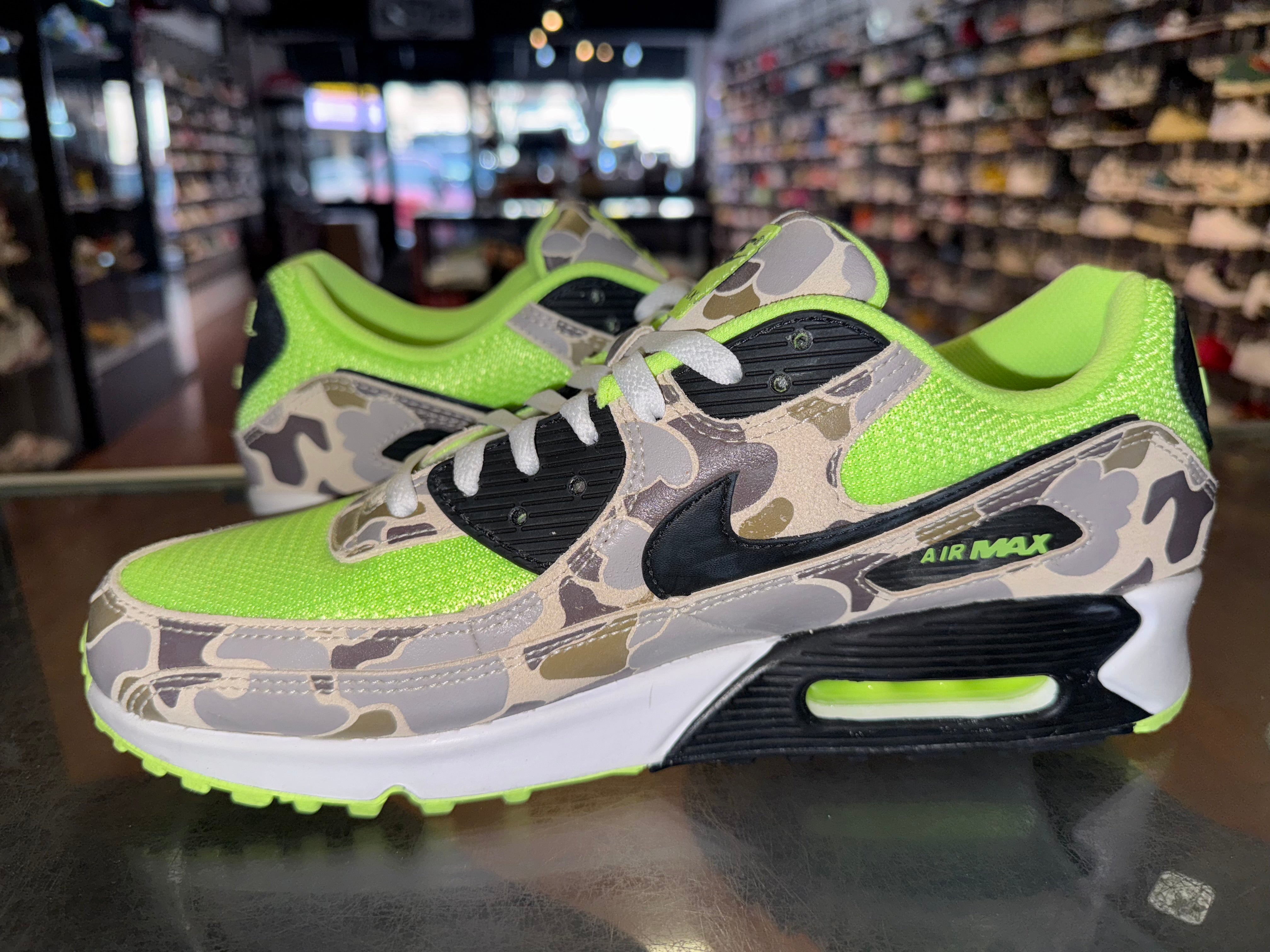 Size 11.5 Air Max 90 “Green Camo”