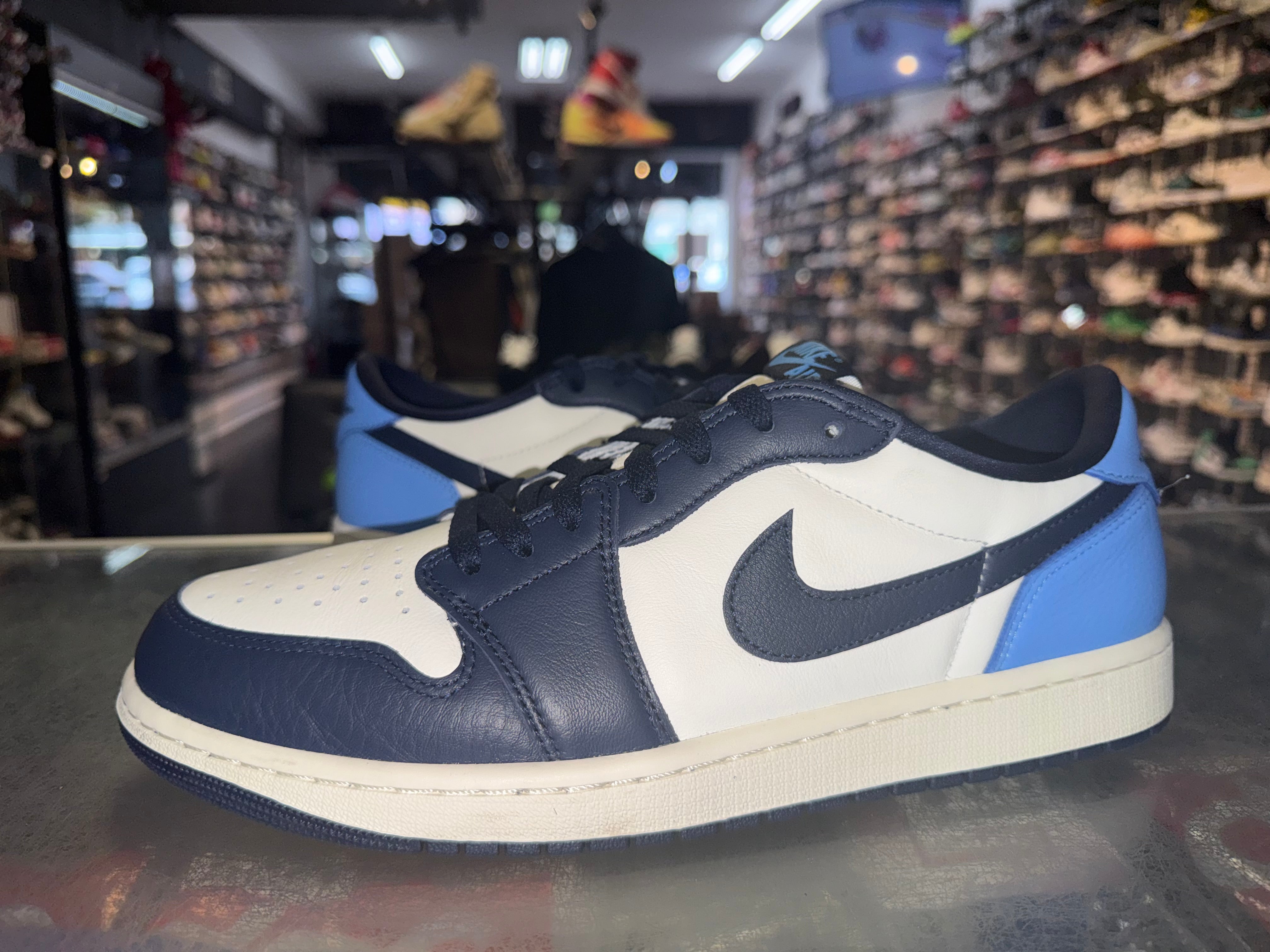Size 12 Air Jordan 1 Low "Obsidian UNC"