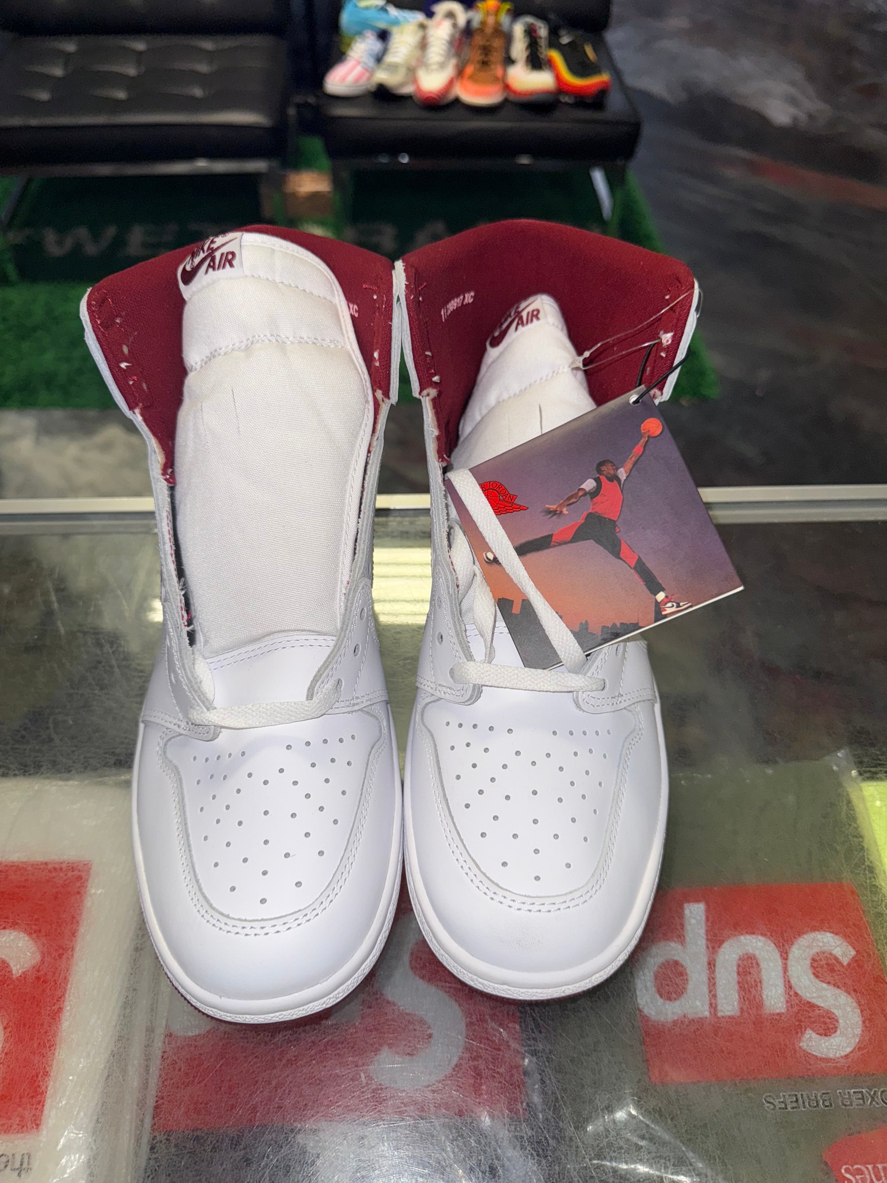 Size 11 Air Jordan 1 High '85 "Metallic Burgundy" Brand New