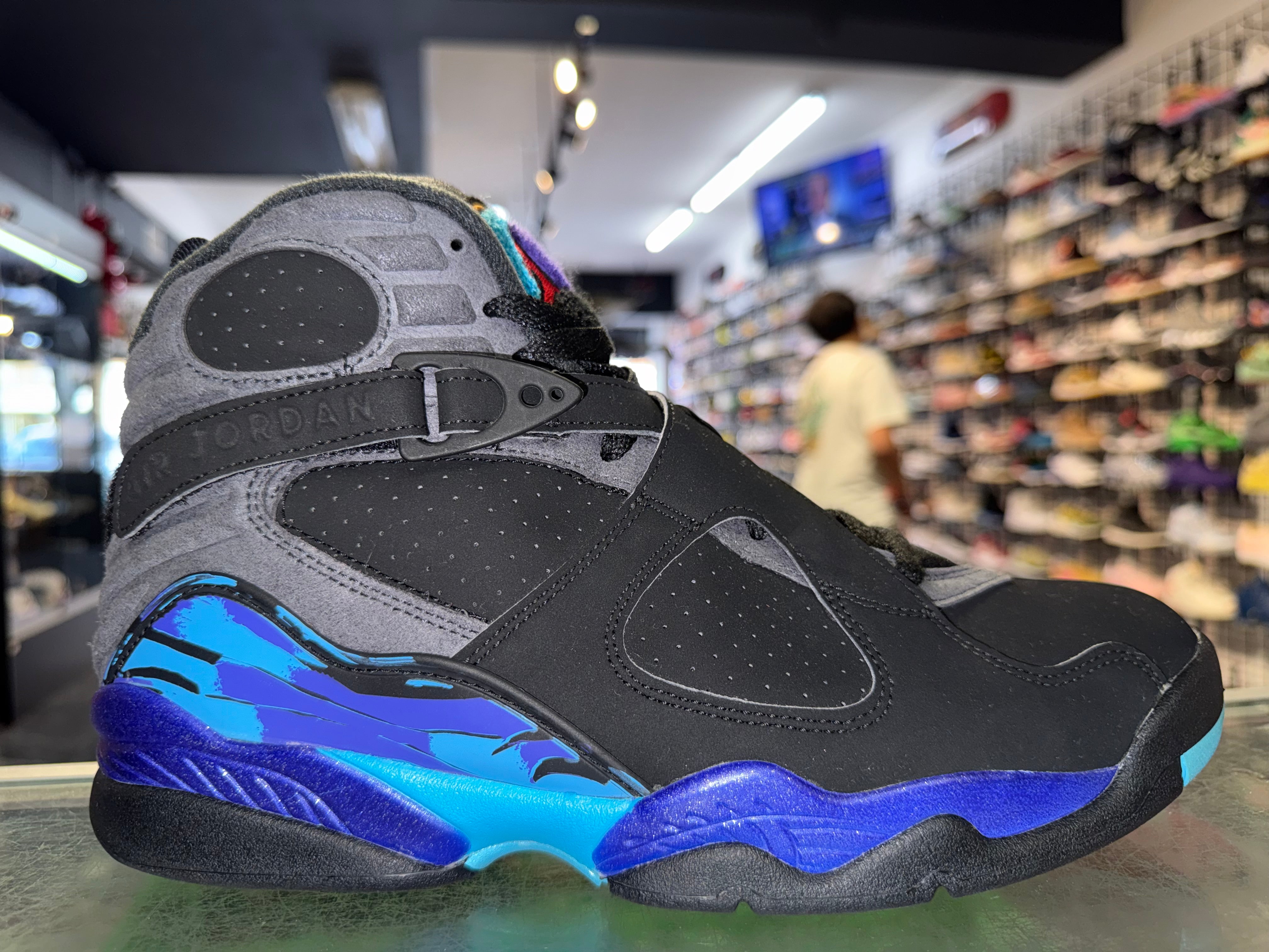 Size 9 Air Jordan 8 "Aqua" 2015