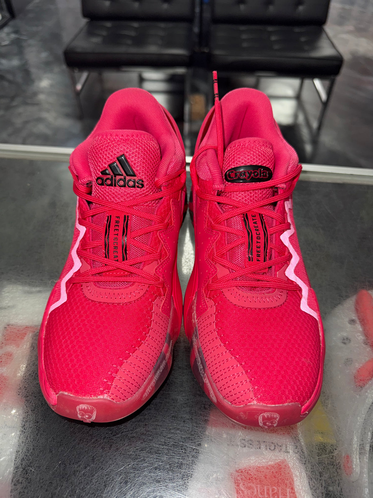 Size 5 Adidas x Crayola DON Issue 2 “Power Pink” Brand New