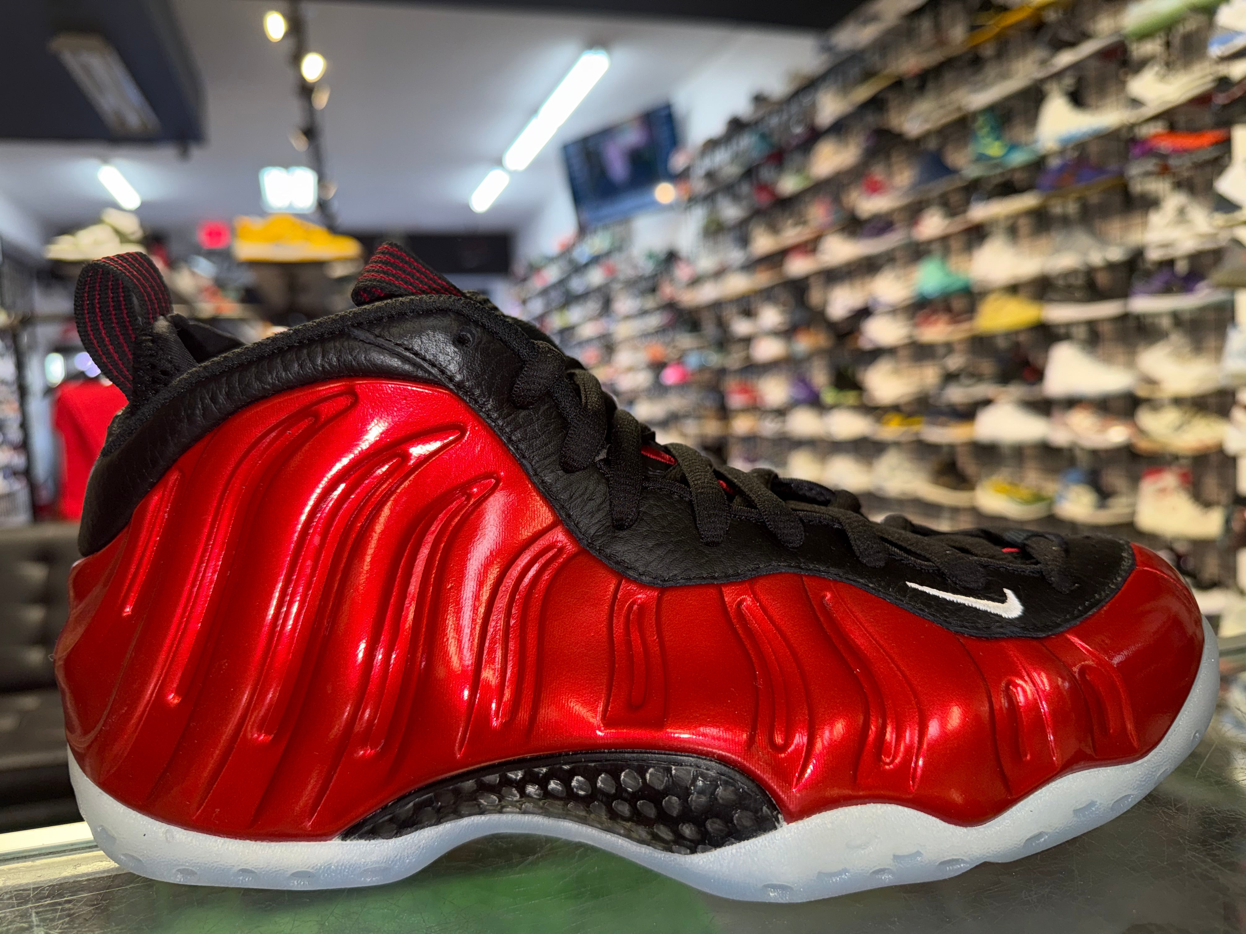 Size 9 Foamposite One "Metallic Red" Brand New