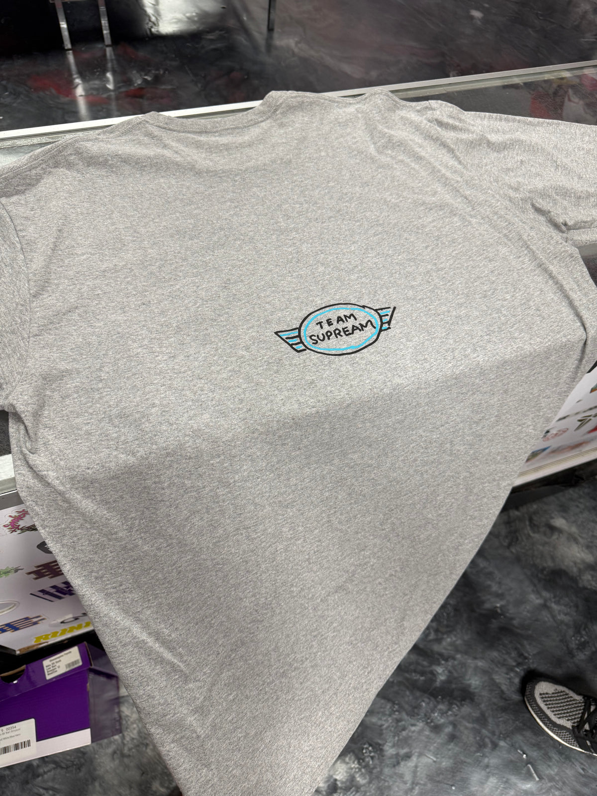 Supreme Gonz Portrait Tee Grey, pre-owned, size XL – view 5