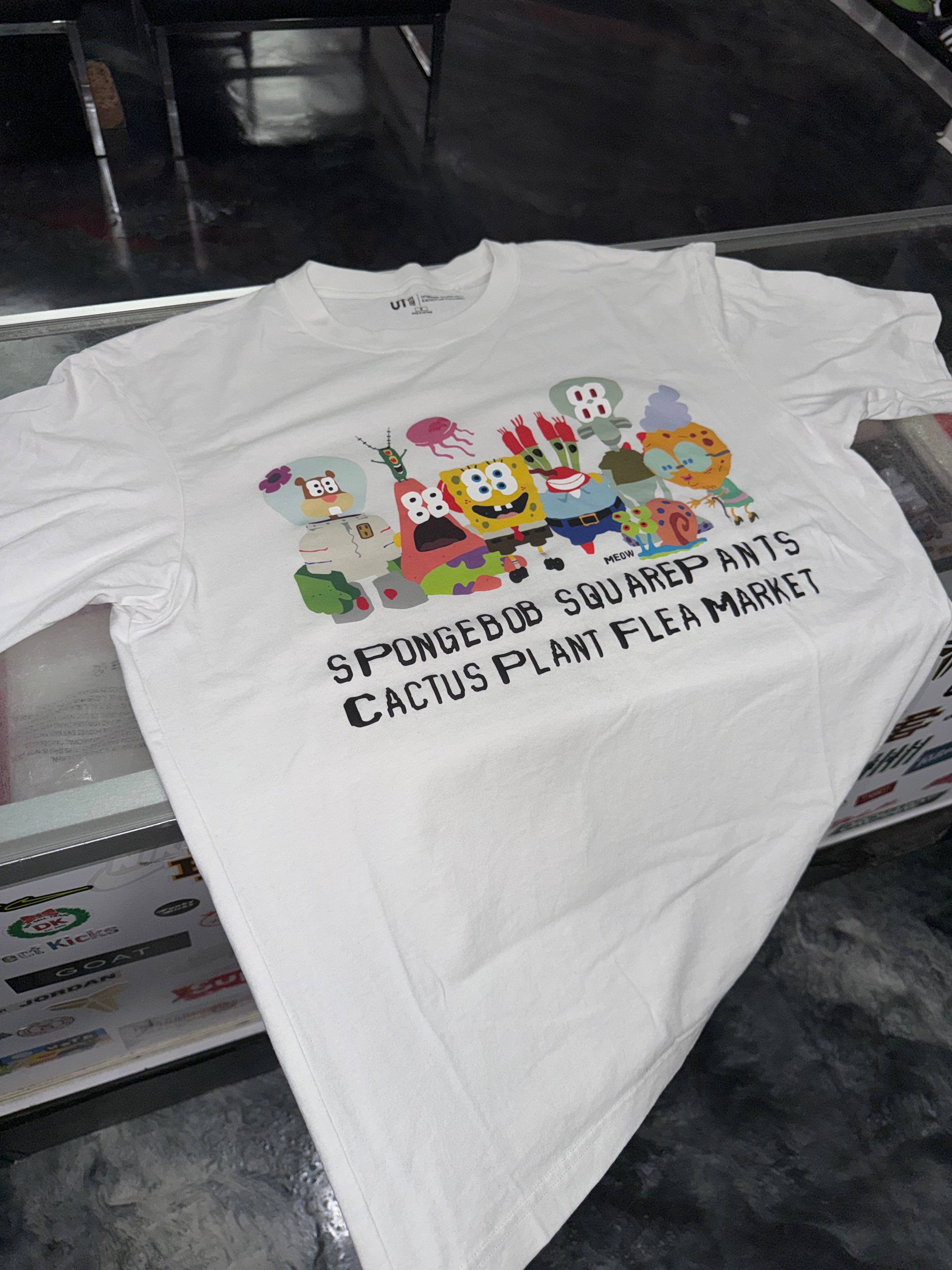 Size M CPFM x Uniqlo SpongeBob Tee “White”