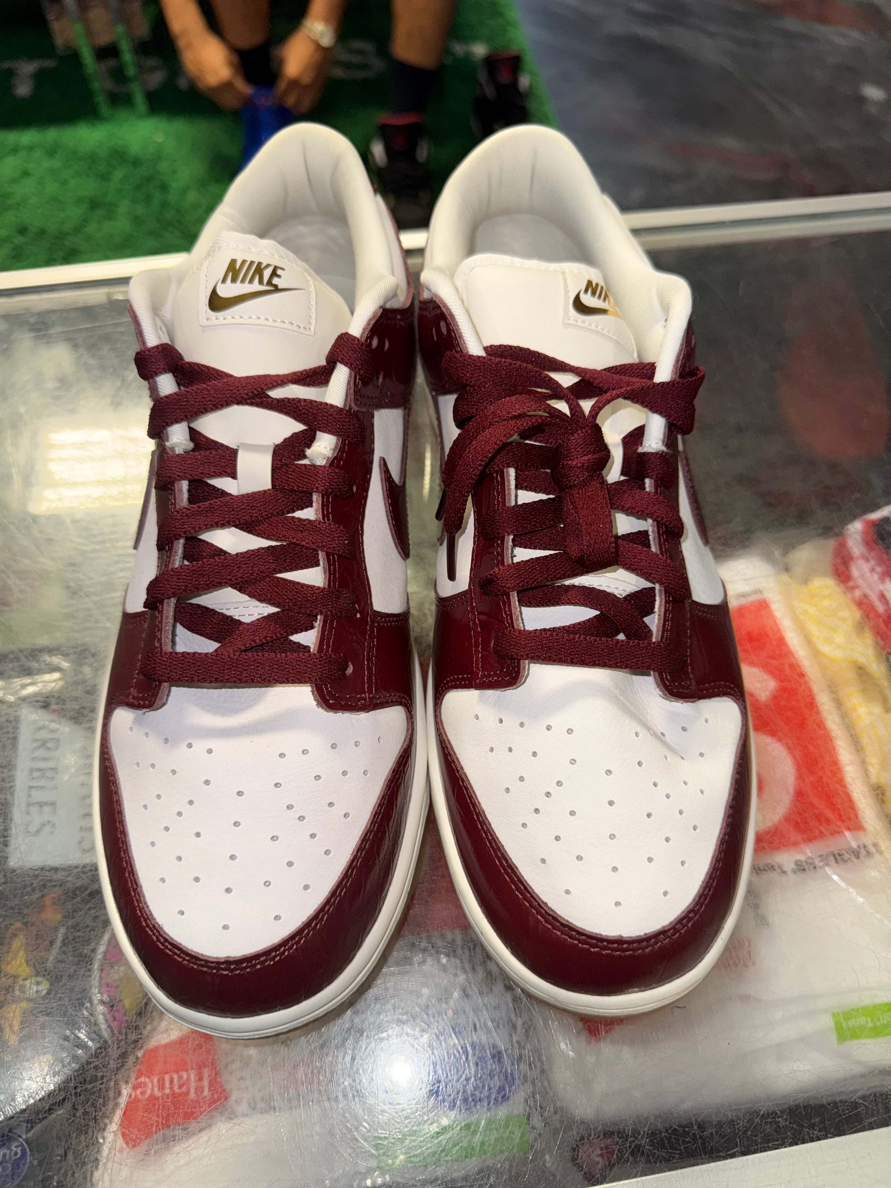 Size 10.5 (12W) Dunk Low LX "Dark Team Croc" Brand New