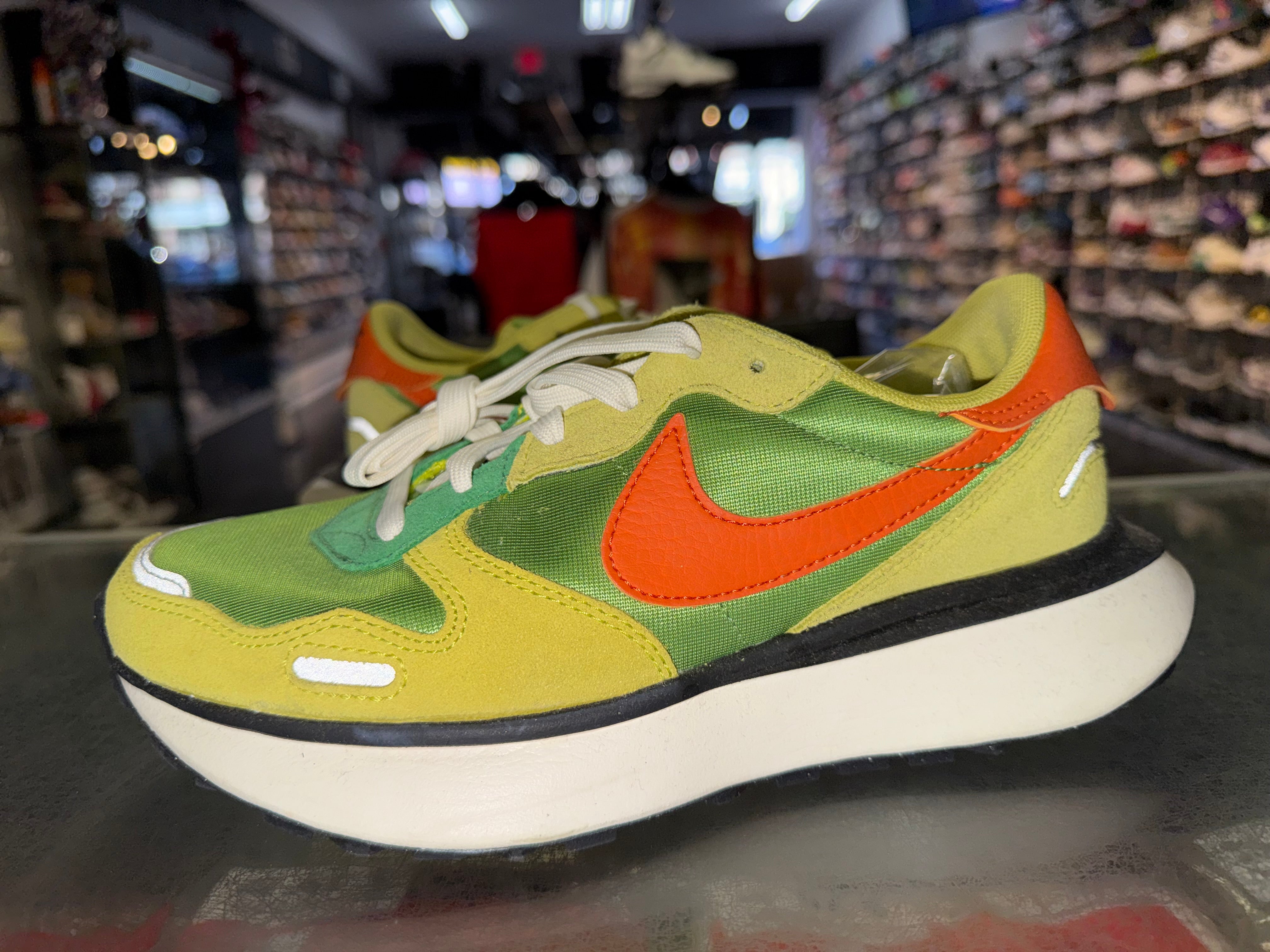 Size 5.5 (7W) Nike Phoenix Waffle "Chlorophyll"