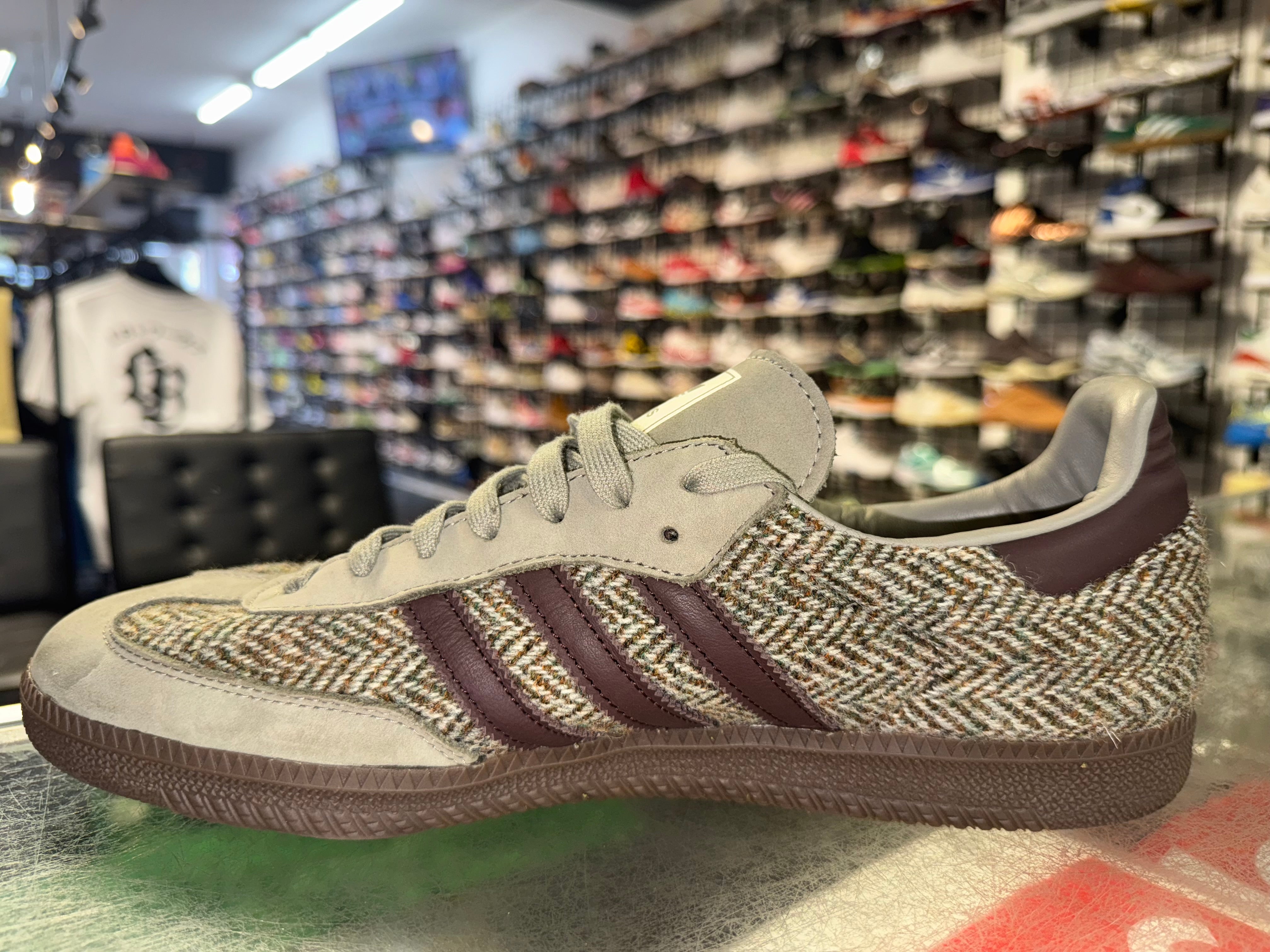 Size 12 Adidas Samba OG "Wonder Beige Tweed"