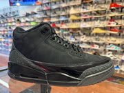 Size 9 Air Jordan 3 "Black Cat"