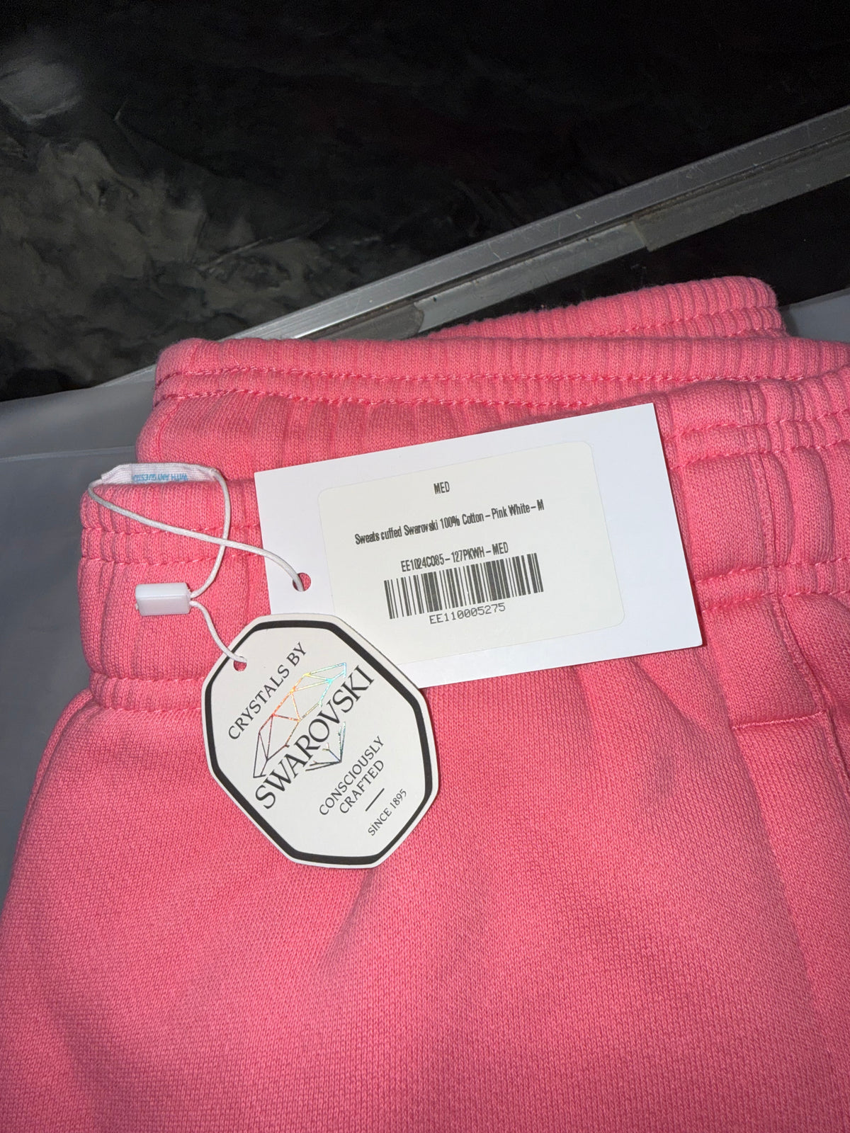 Eric Emanuel x Swarovski EE Sweatpants Pink, new, size M – view 3
