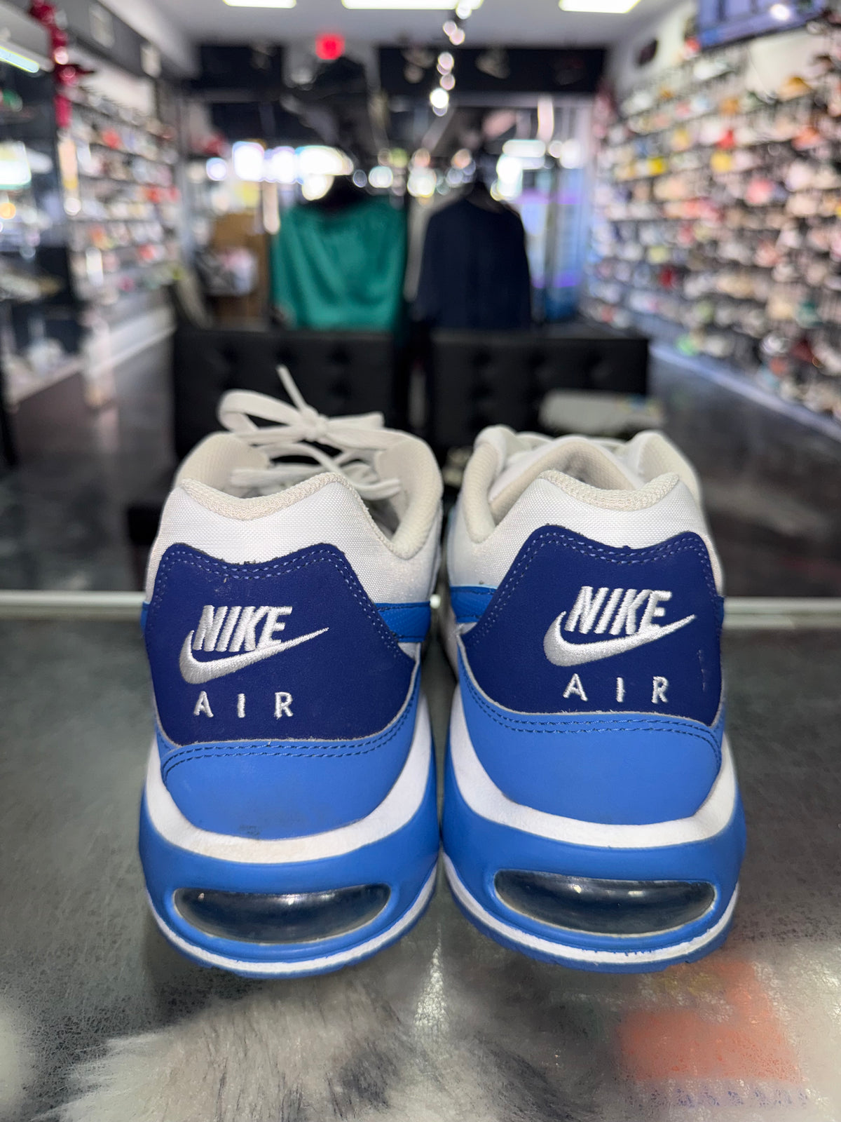 Nike Air Max Command Platinum Tint Pacific Blue sneaker, pre-owned, size 10.5 – view 6