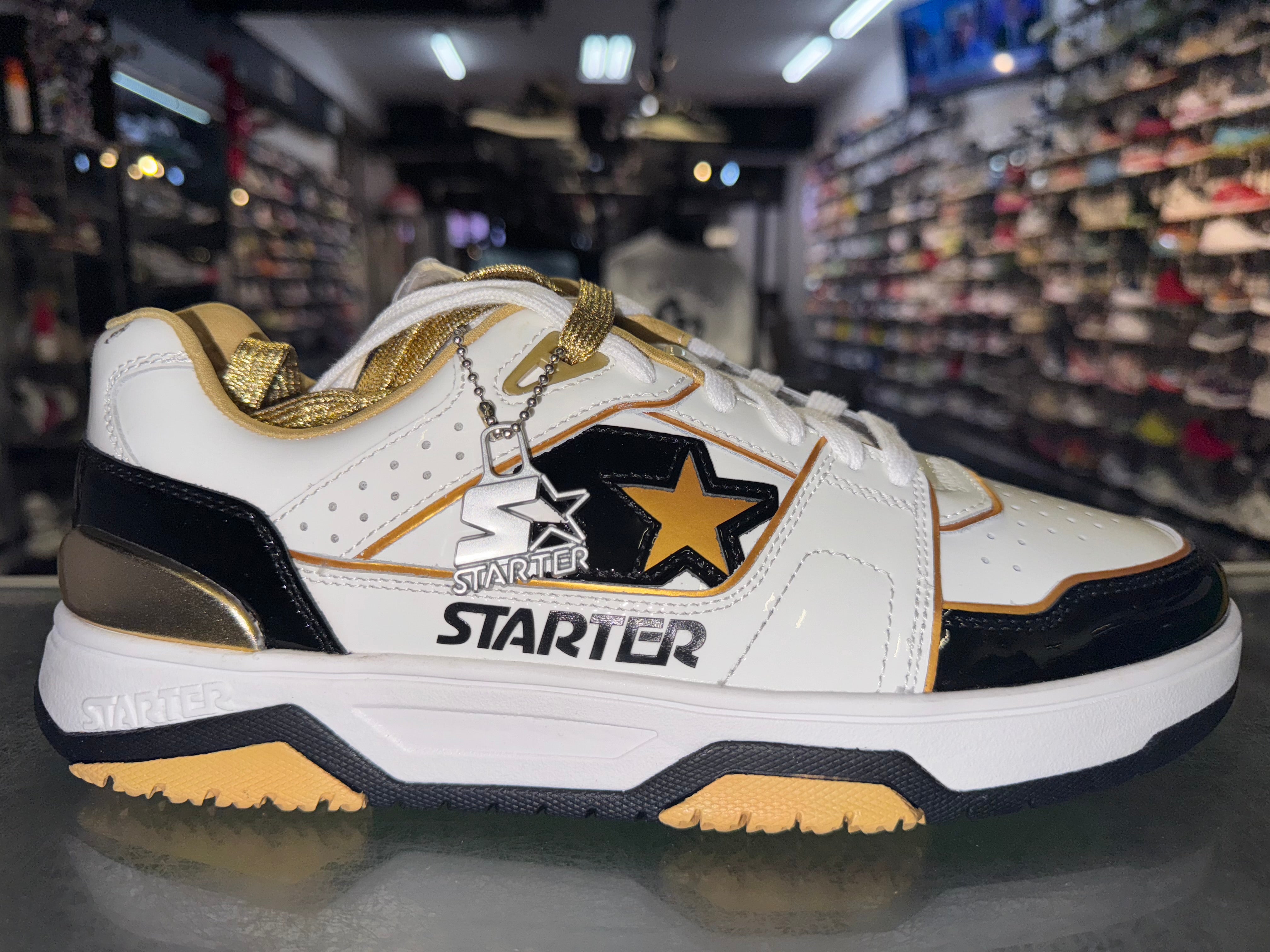 Size 10 Starter Fastbreak Low "Black Gold" Brand New