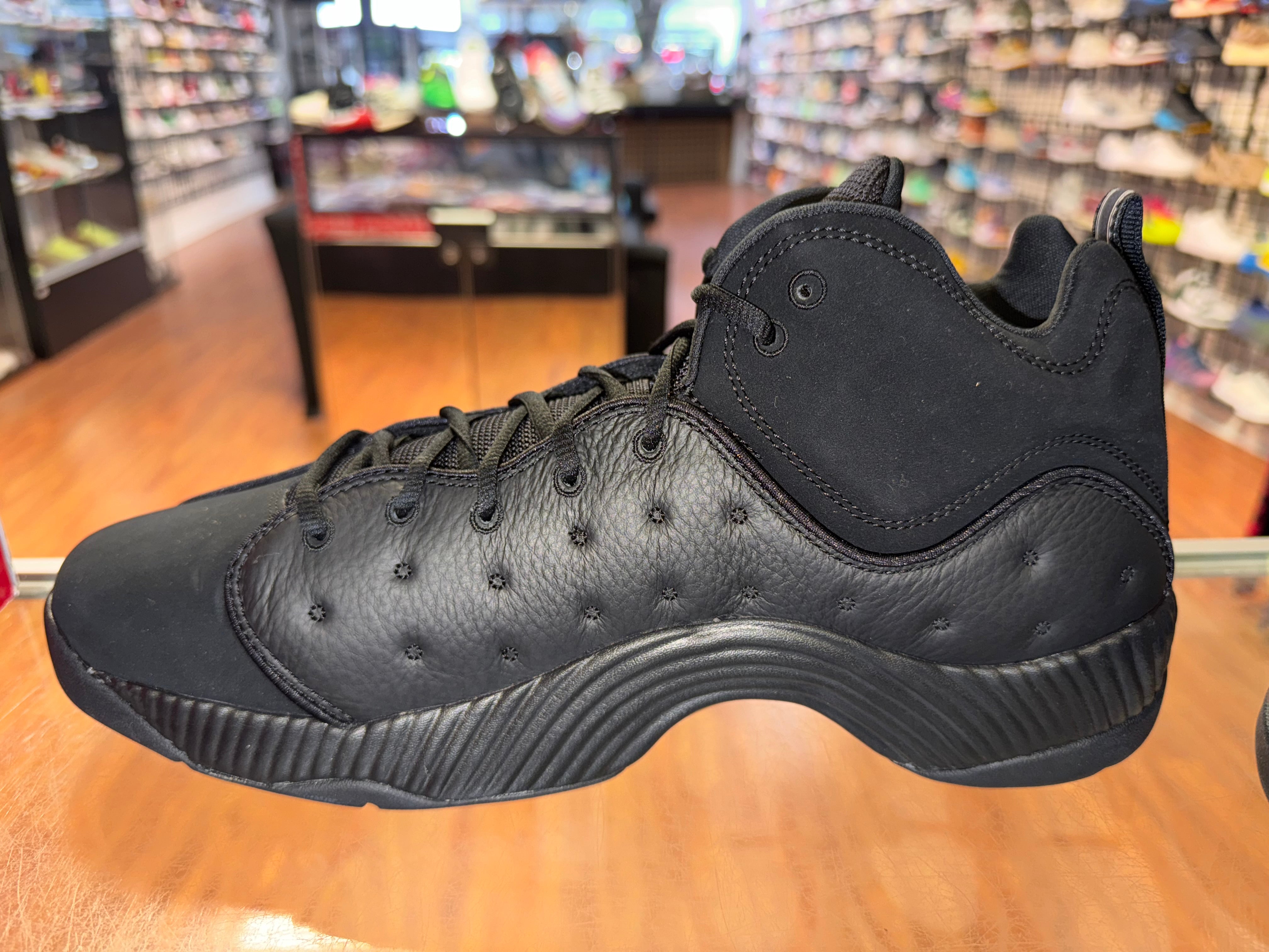 Size 13 Jordan Jumpman Team 2 "Black Metallic Silver"