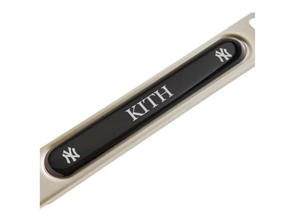 Size OS Kith NY Yankees License Plate Frame “Silver” Brand New