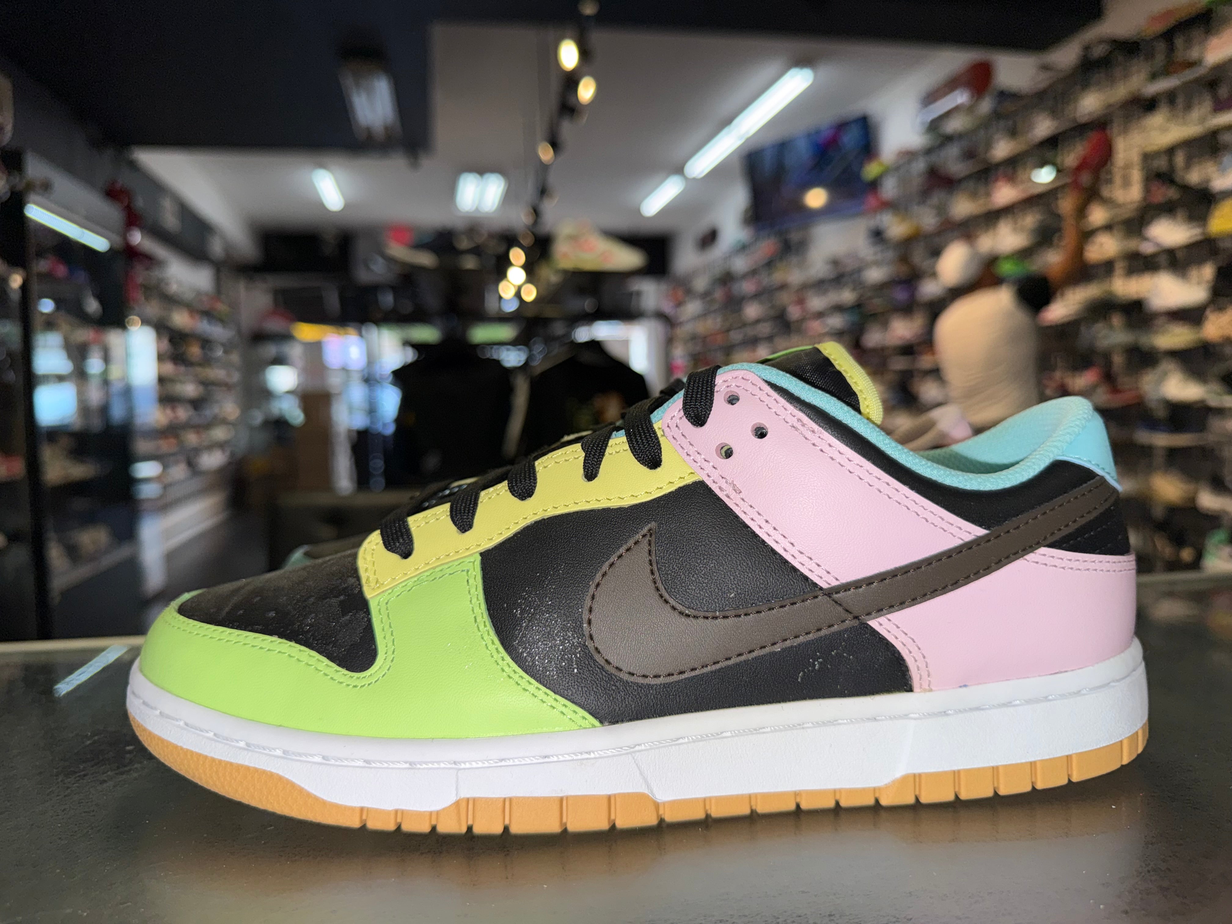 Size 10 Dunk Low “Free 99 Black” Brand New