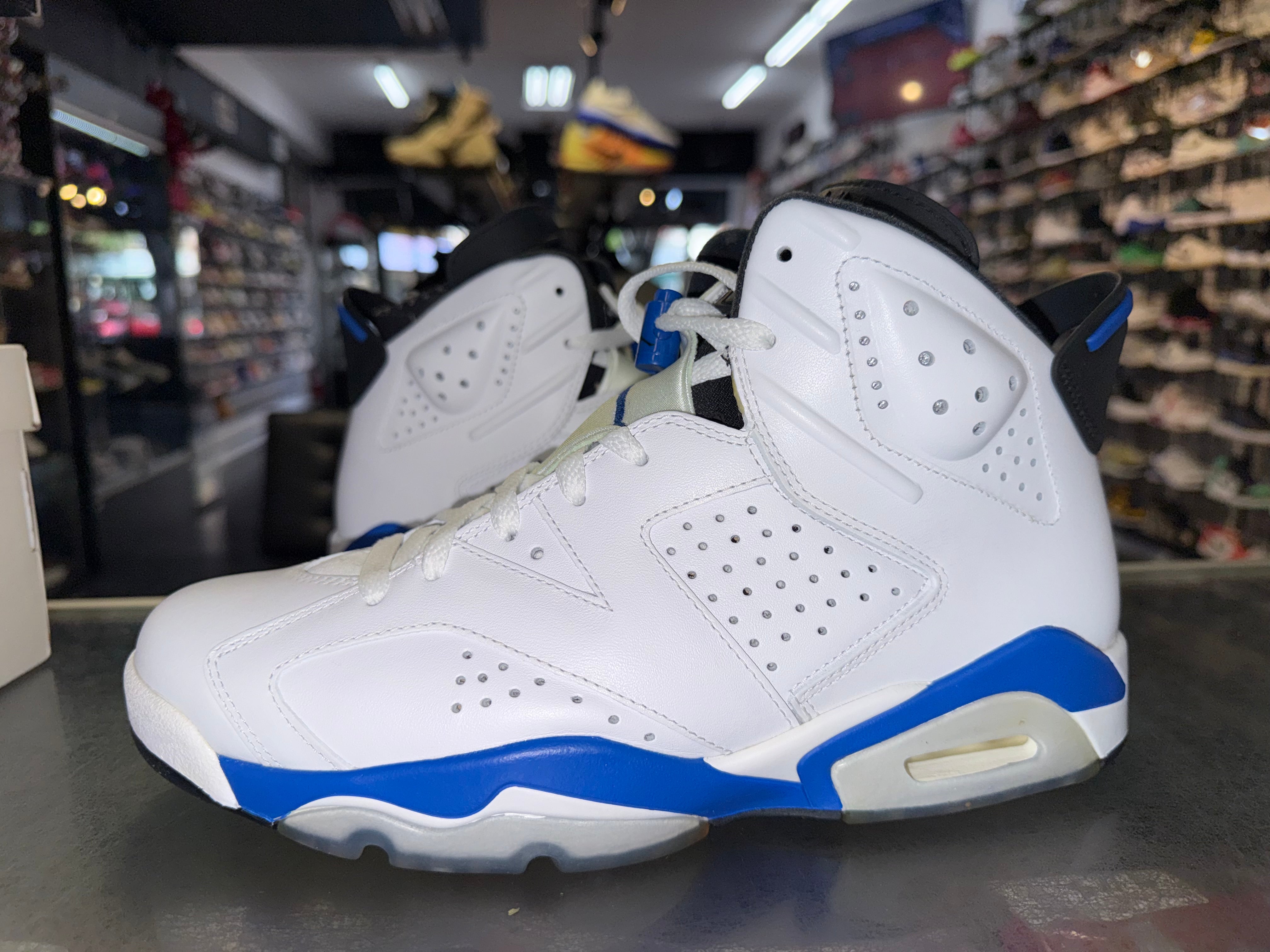Size 9 Air Jordan 6 “Sport Blue” – Direct Kicks