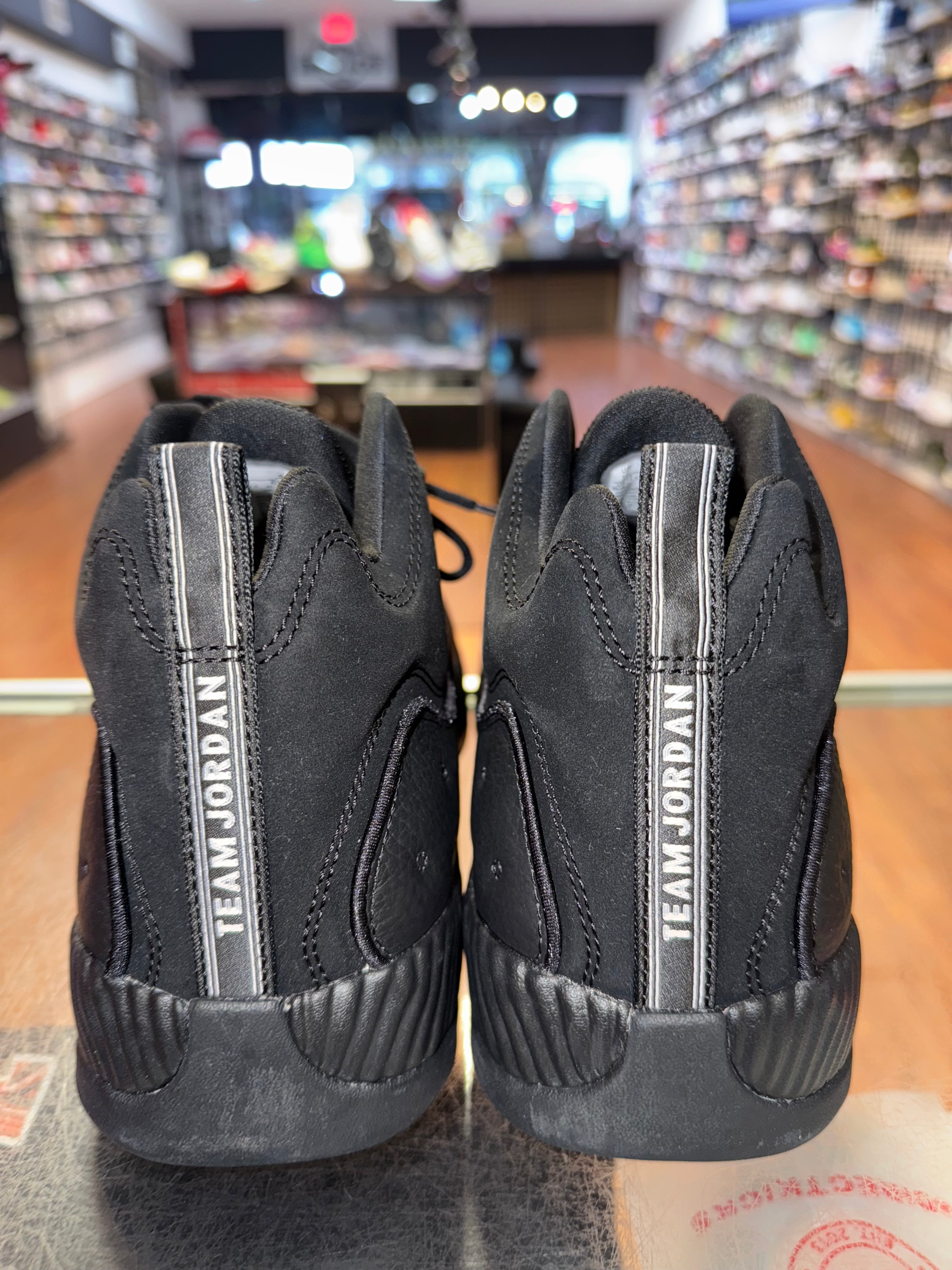 Size 13 Jordan Jumpman Team 2 "Black Metallic Silver"