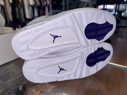 Size 9.5 Air Jordan 4 “Metallic Purple” Brand New (MAMO)