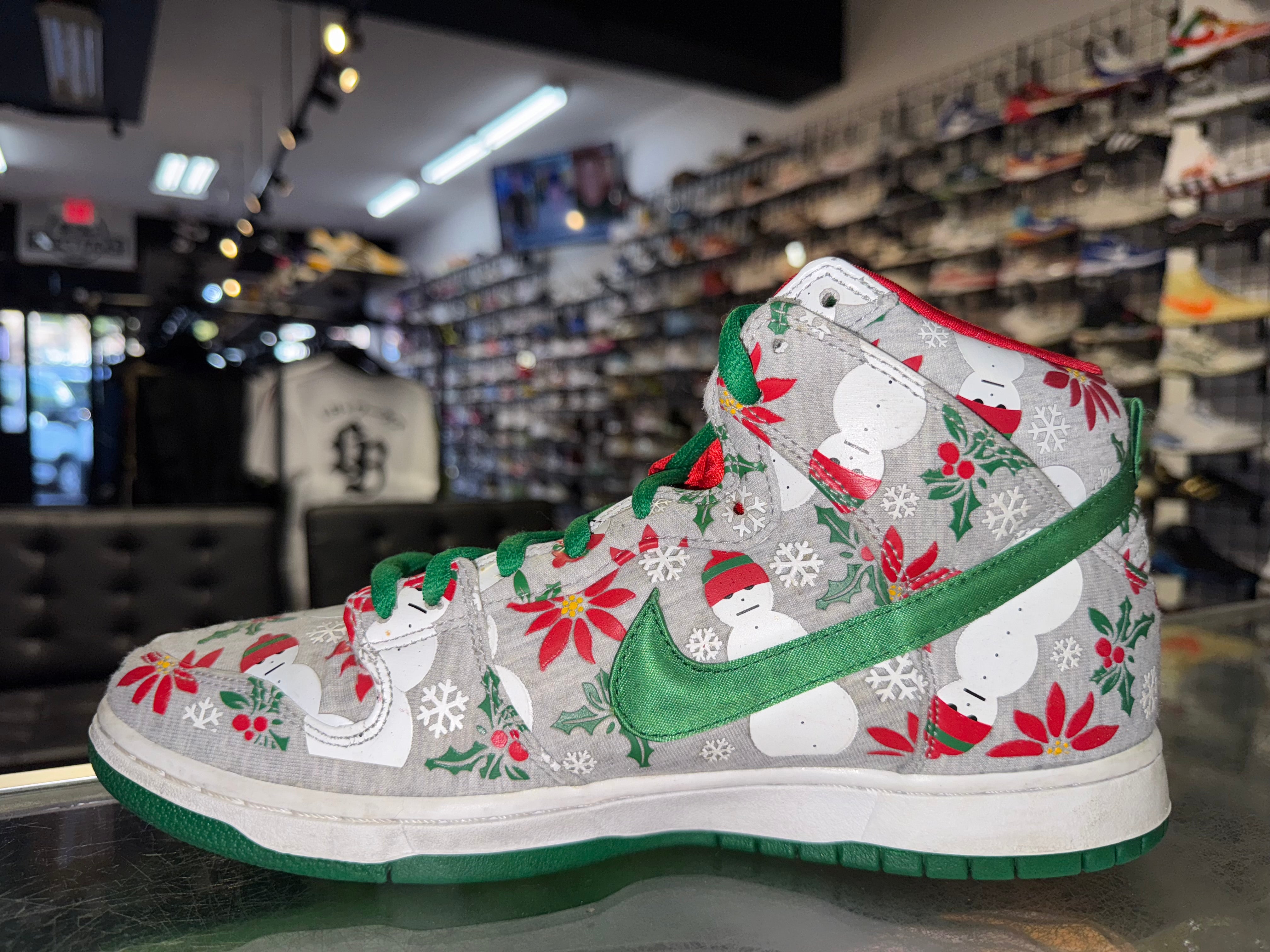 Size 11 Dunk High SB Concepts "Ugly Christmas Sweater"