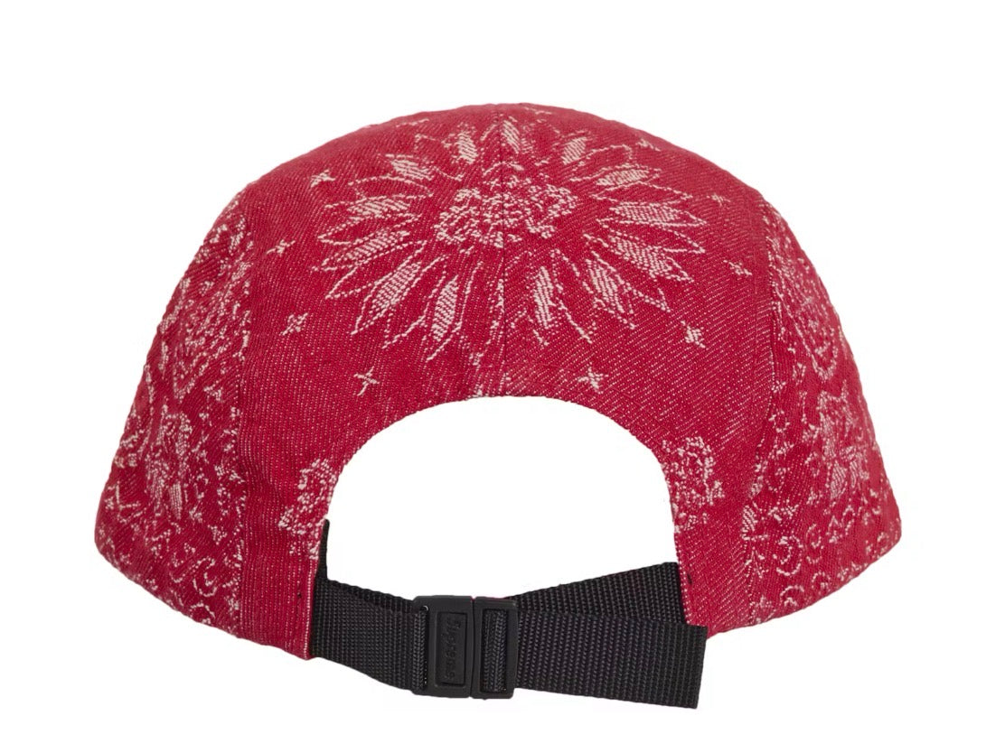 Size OS Supreme Denim Bandana Hat “Red” Brand New