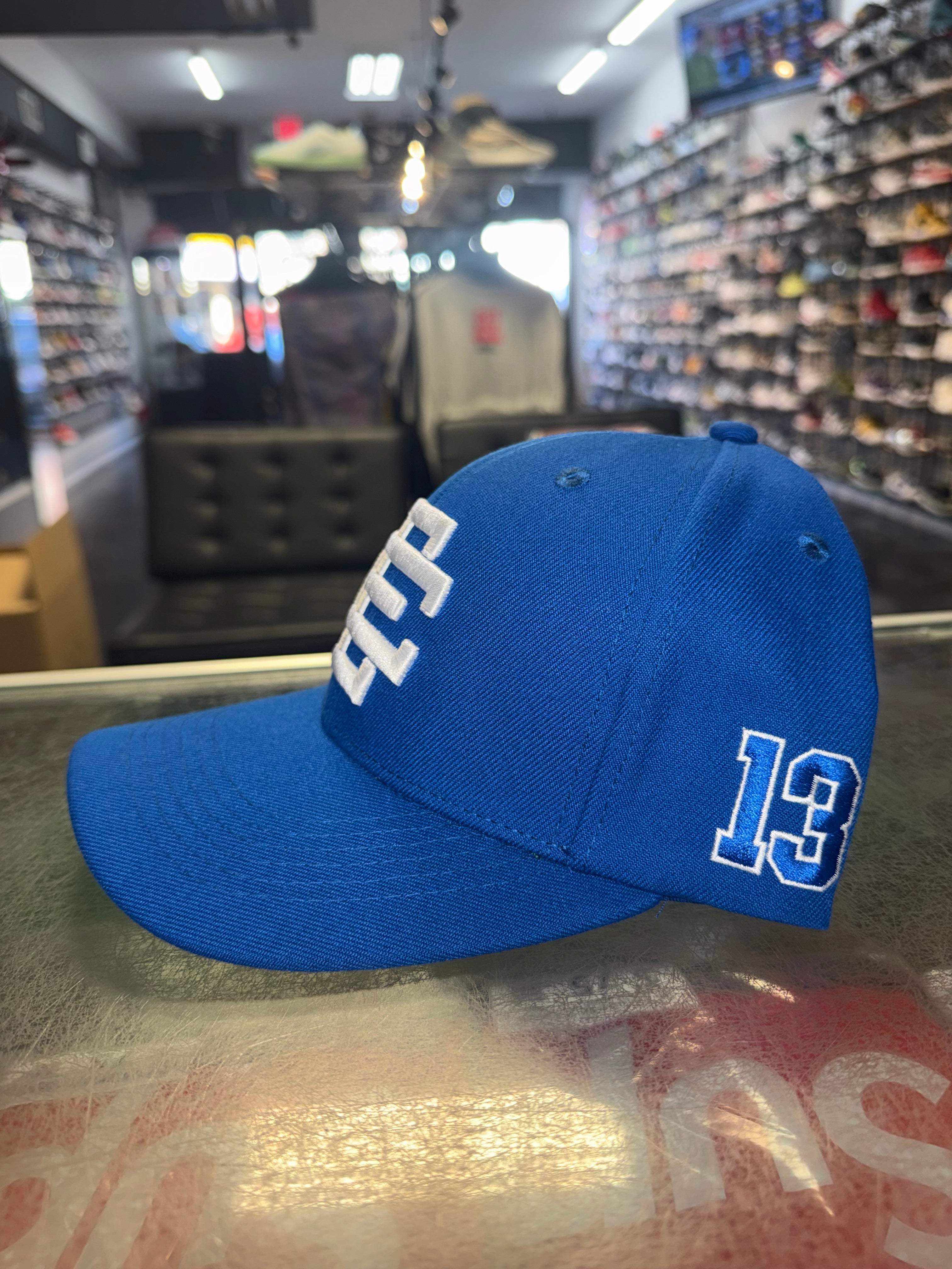 Size OS Eric Emanuel EE SnapBack Hat “Blue 13” Brand New