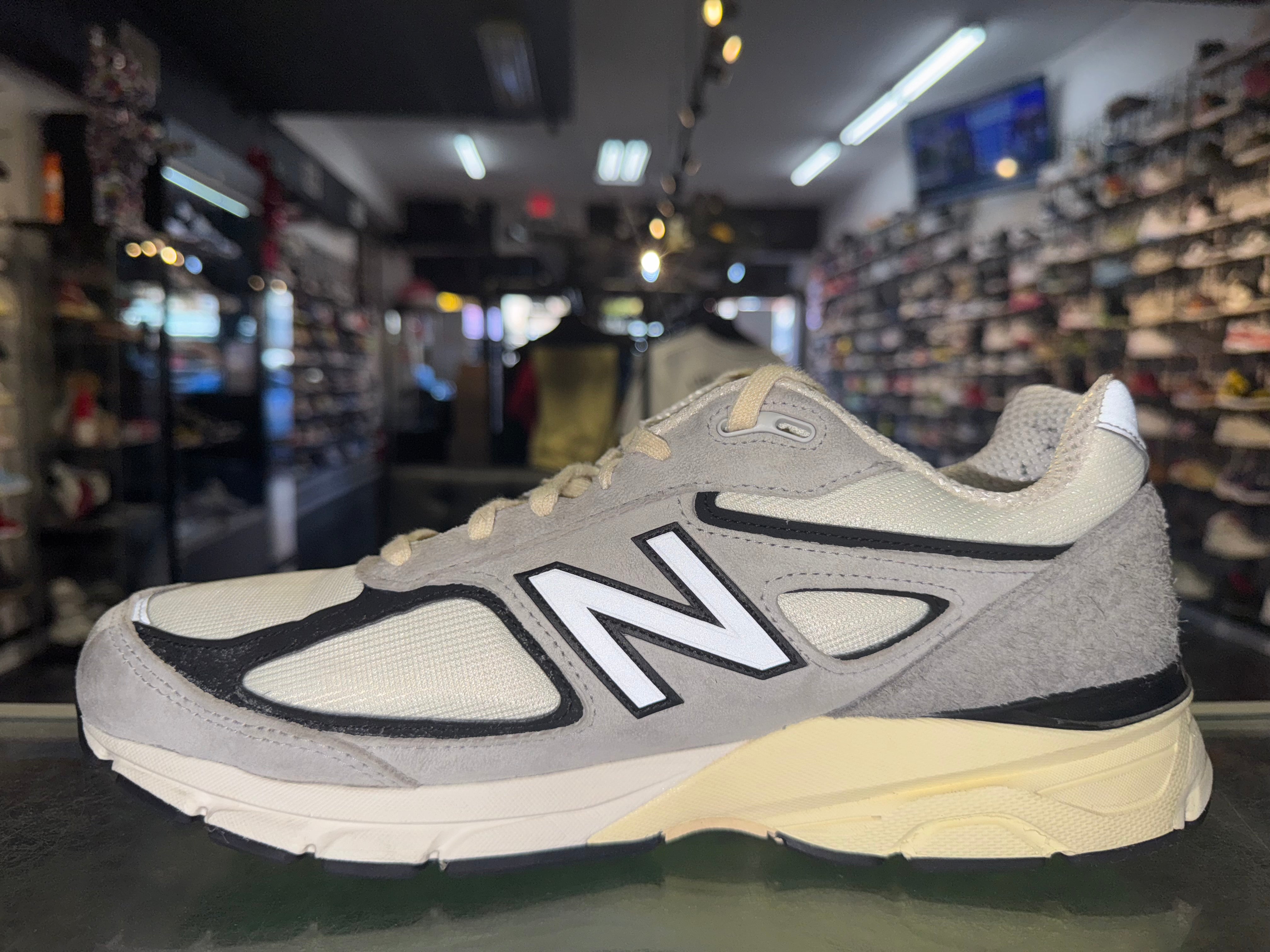 Size 11.5 New Balance 990v4 Teddy Santis "Grey Black Cream"