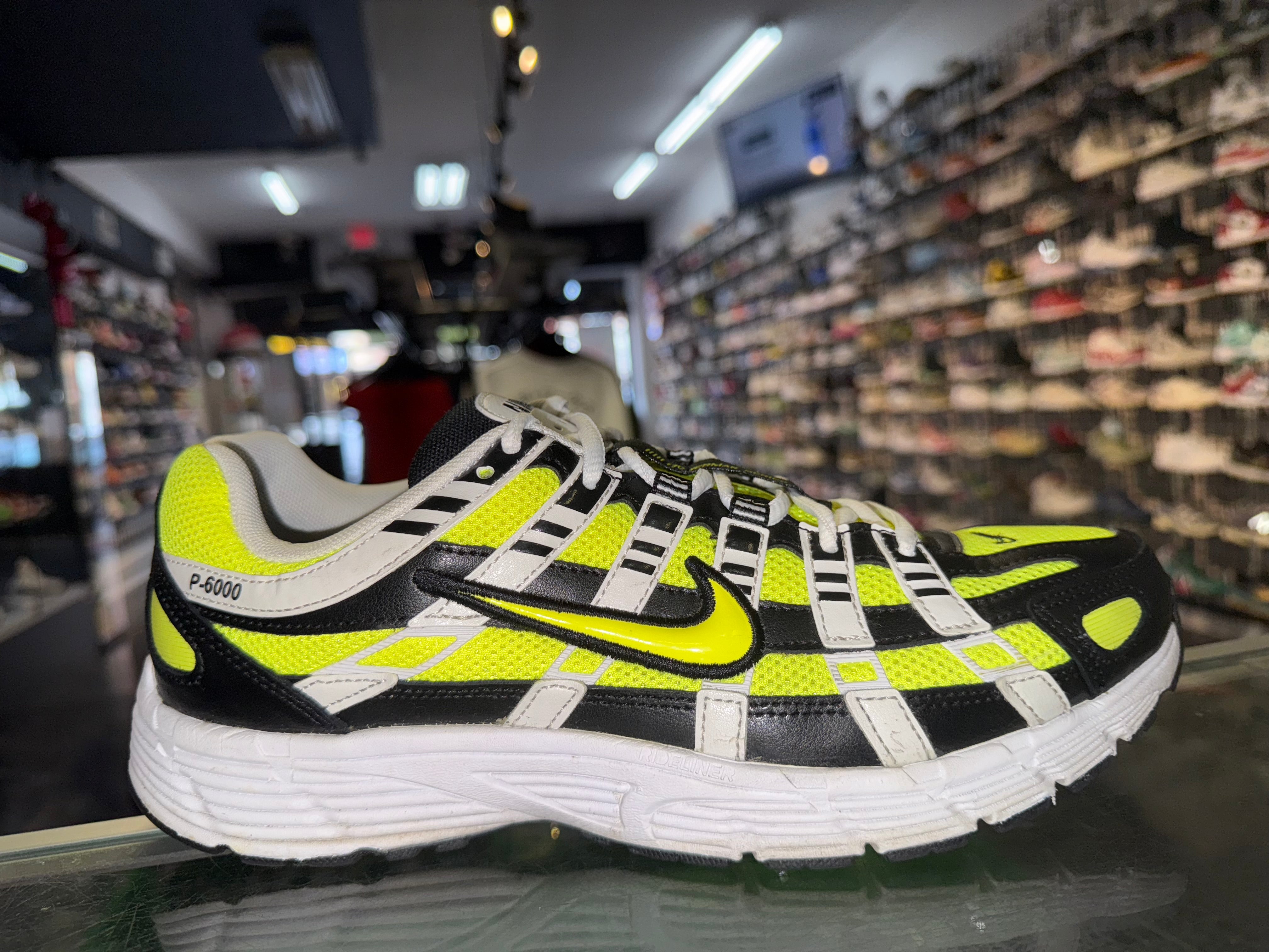 Size 9 Nike P-6000 “Black Volt”