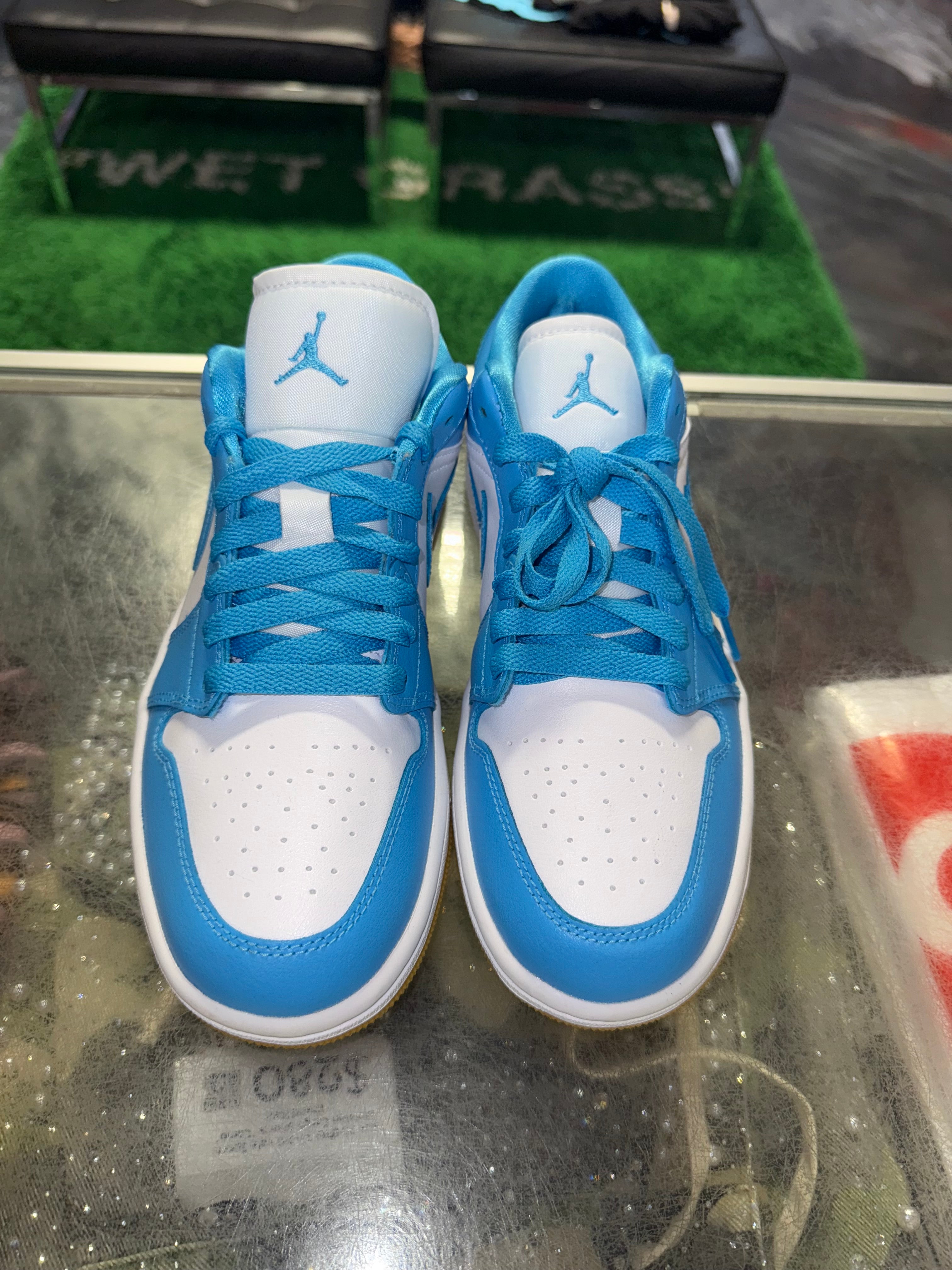 Size 5.5 (7W) Air Jordan 1 Low "Gum Powder Blue" Brand New