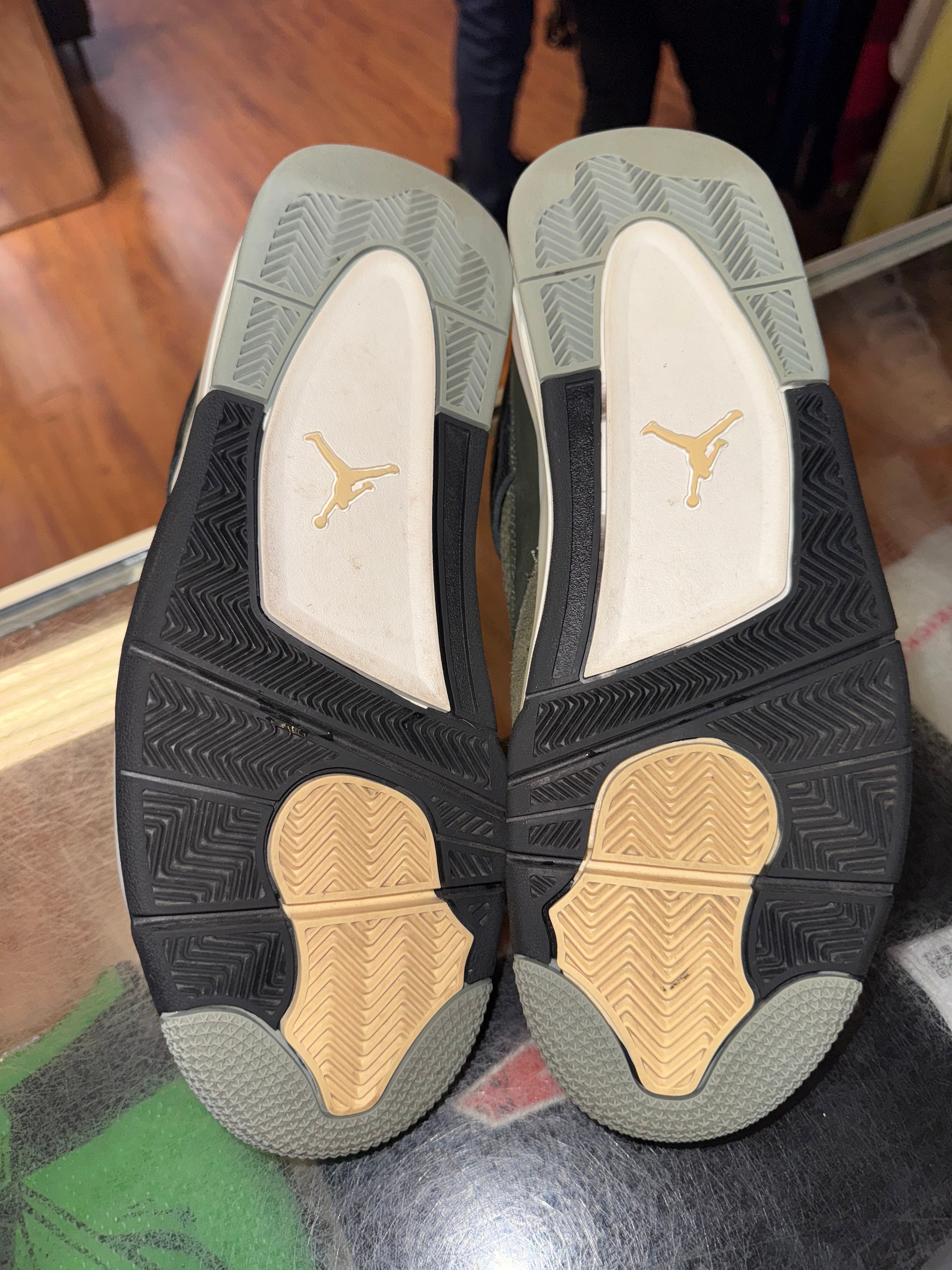 Size 11 Air Jordan 4 Craft "Medium Olive"