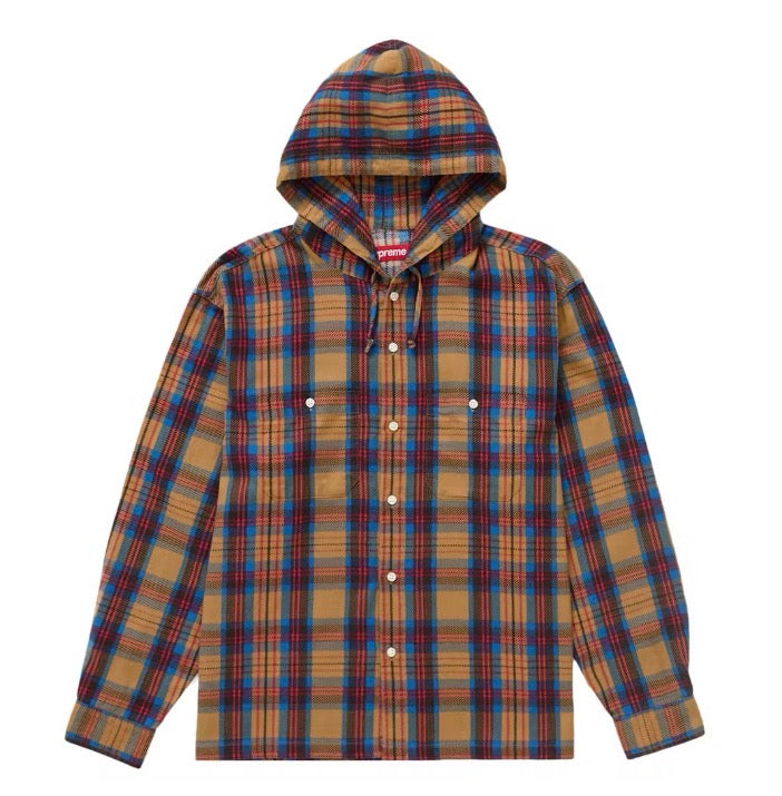 Size L Supreme Hooded Flannel “Multicolor”