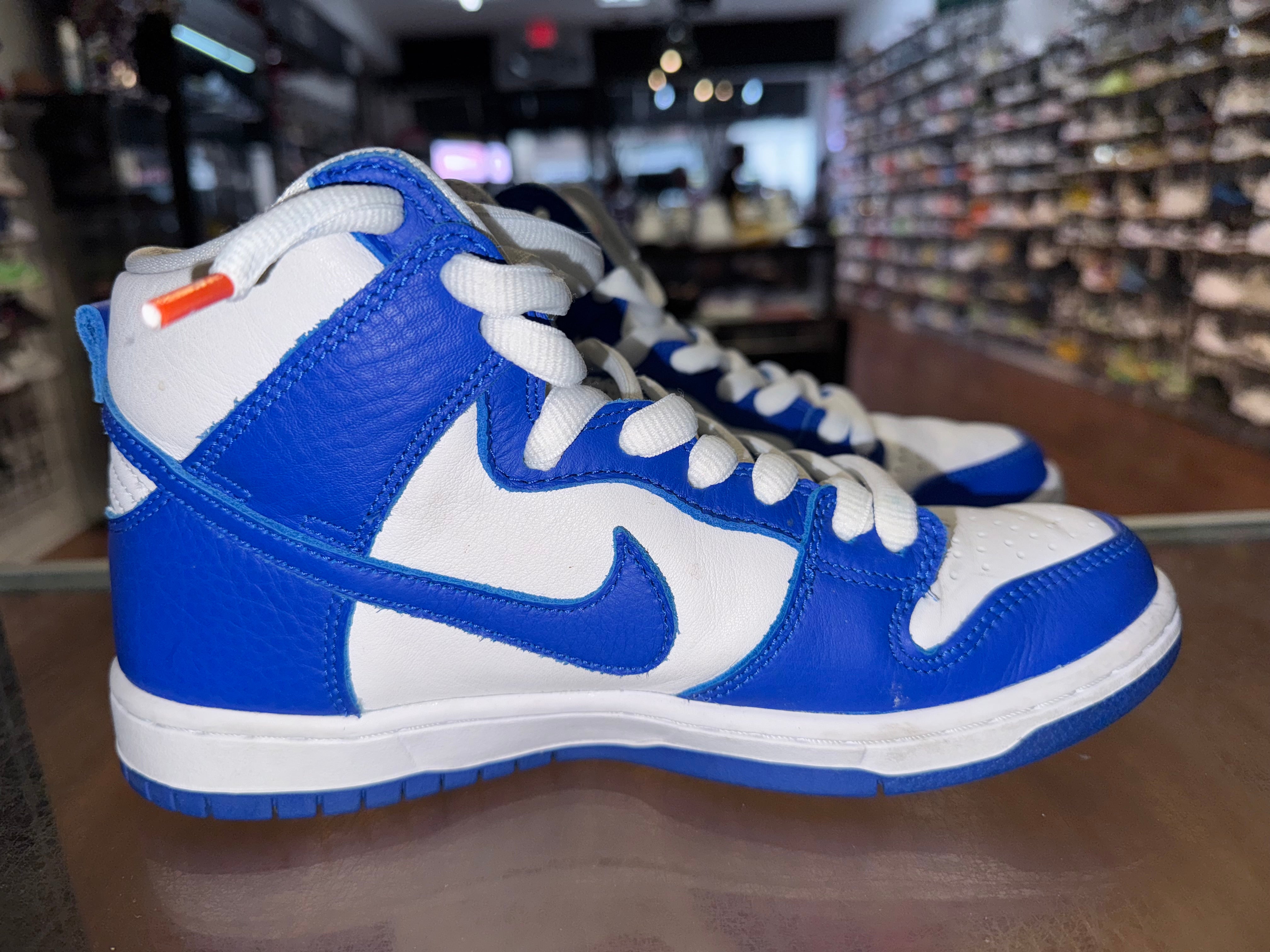Size 6.5 Dunk High SB "Orange Label Blue"
