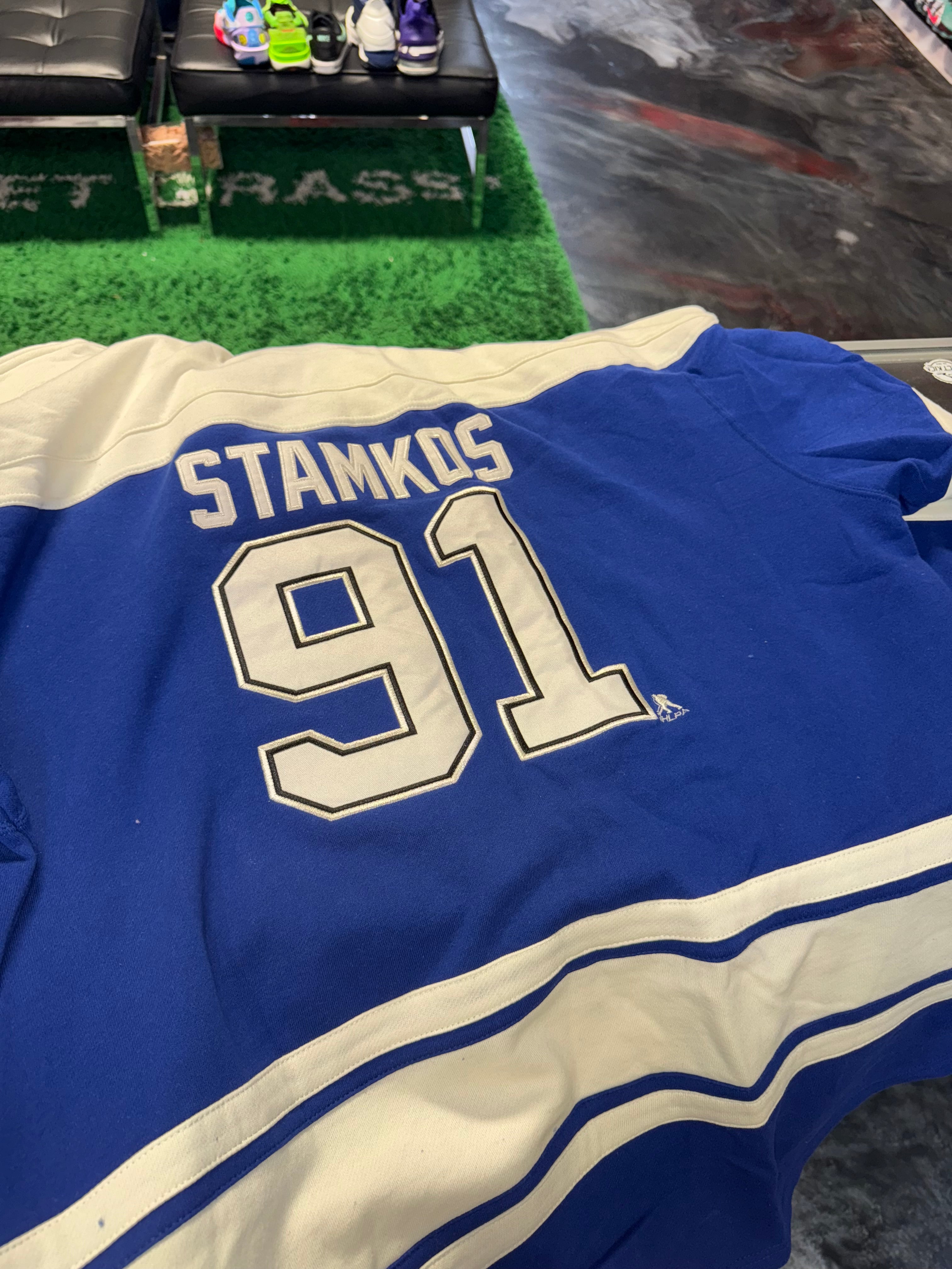 2XL NHL Steven Stamkos Tampa Bay Lightning Jersey Hoodie