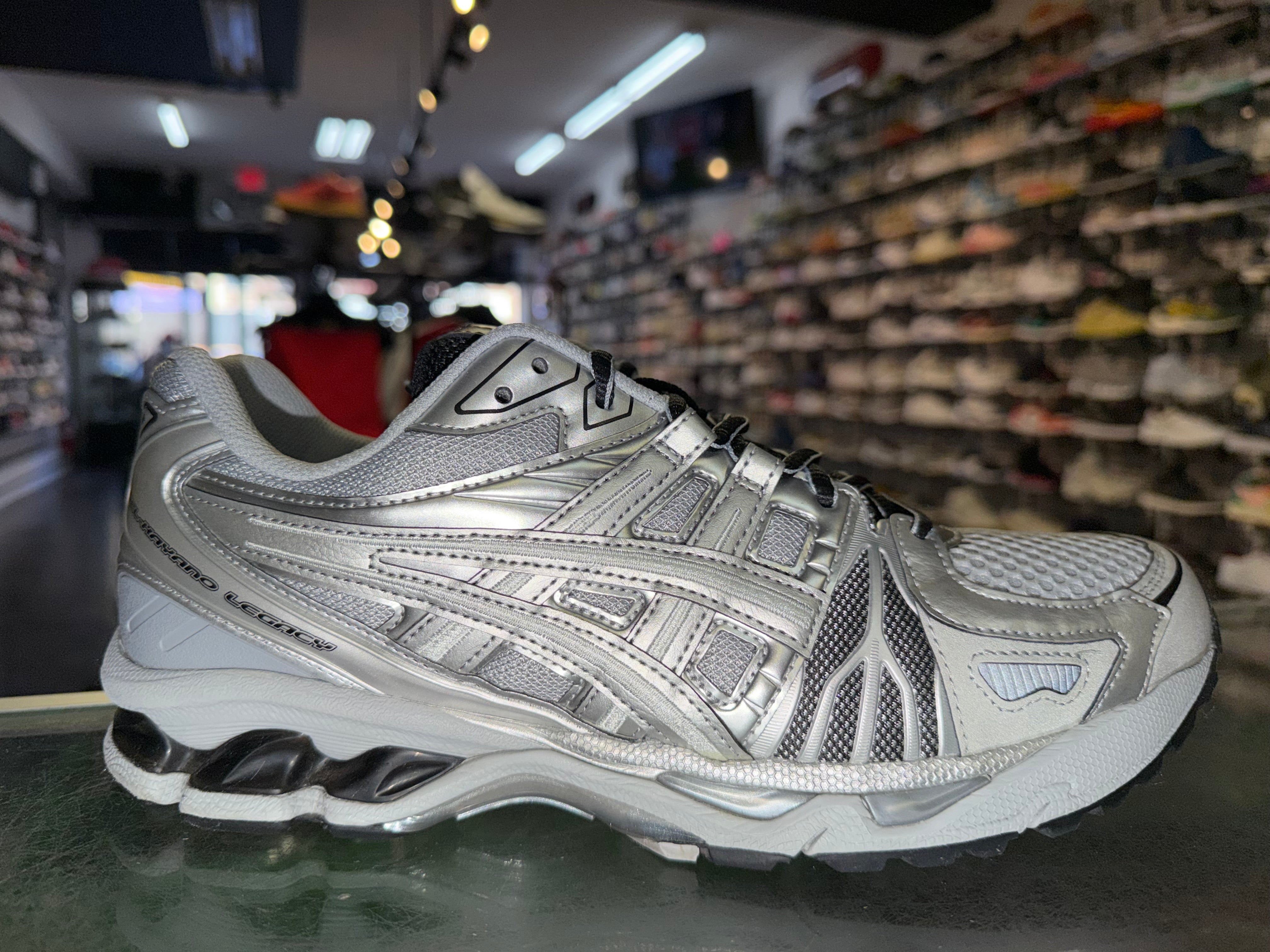 Size 10.5 Asics Gel-Kayano Legacy "Pure Silver"