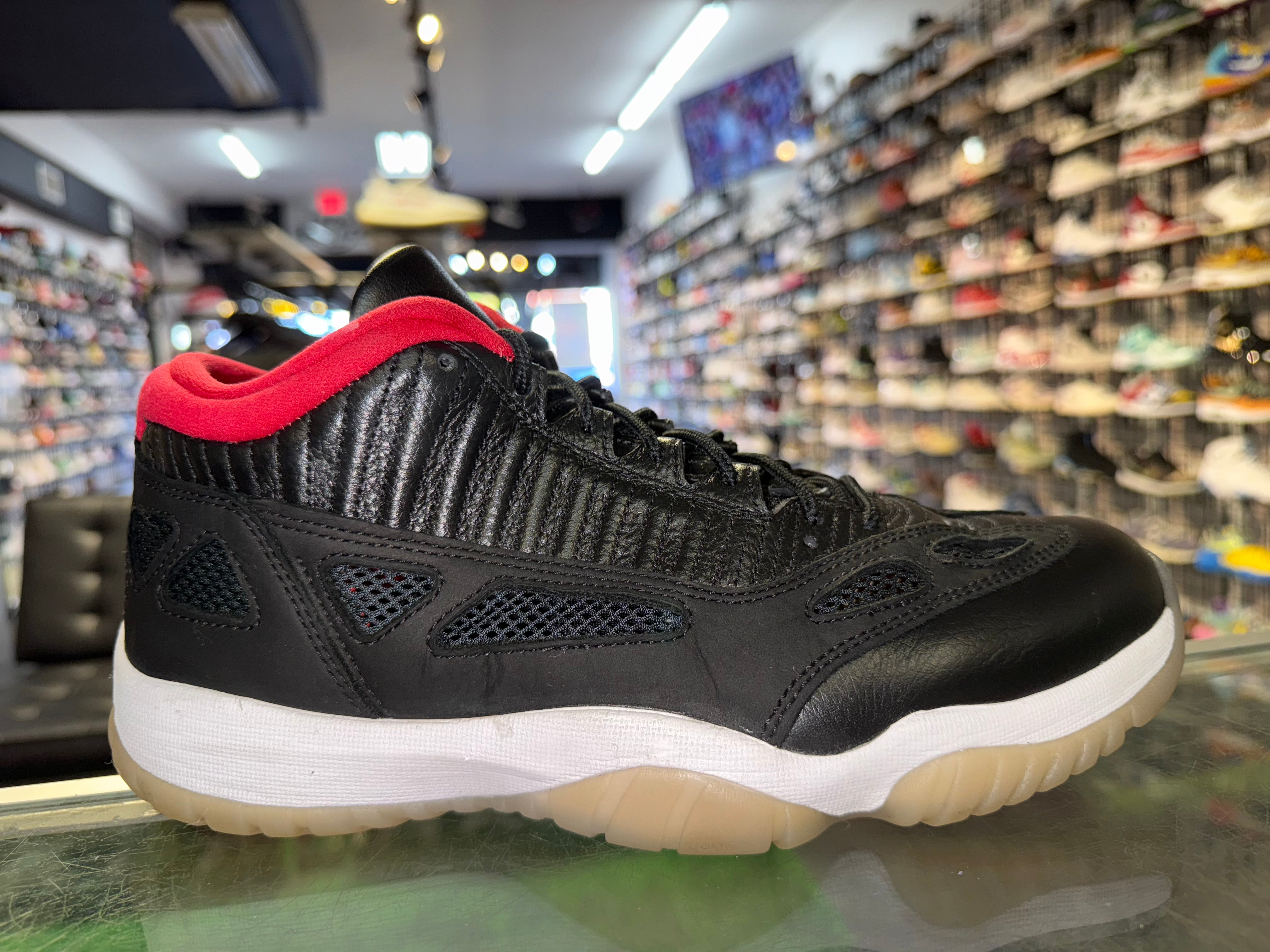Size 9 Air Jordan 11 Low IE "Bred"