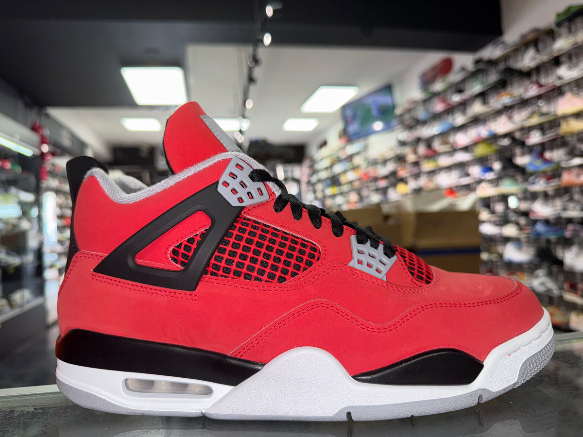 Air Jordan 4 Toro Bravo sneaker, pre-owned, size 10.5