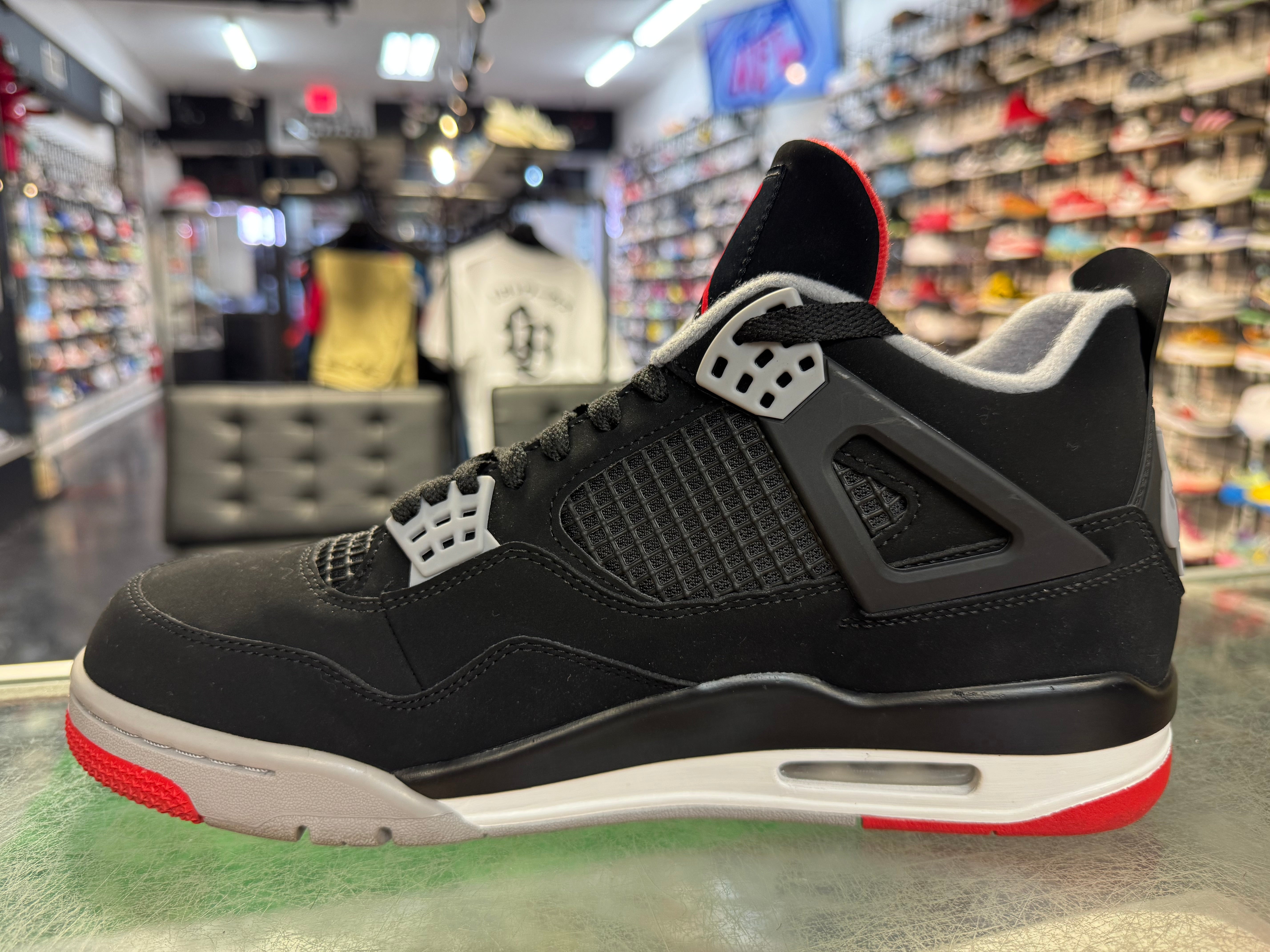 Size 10.5 Air Jordan 4 "Bred" 2019