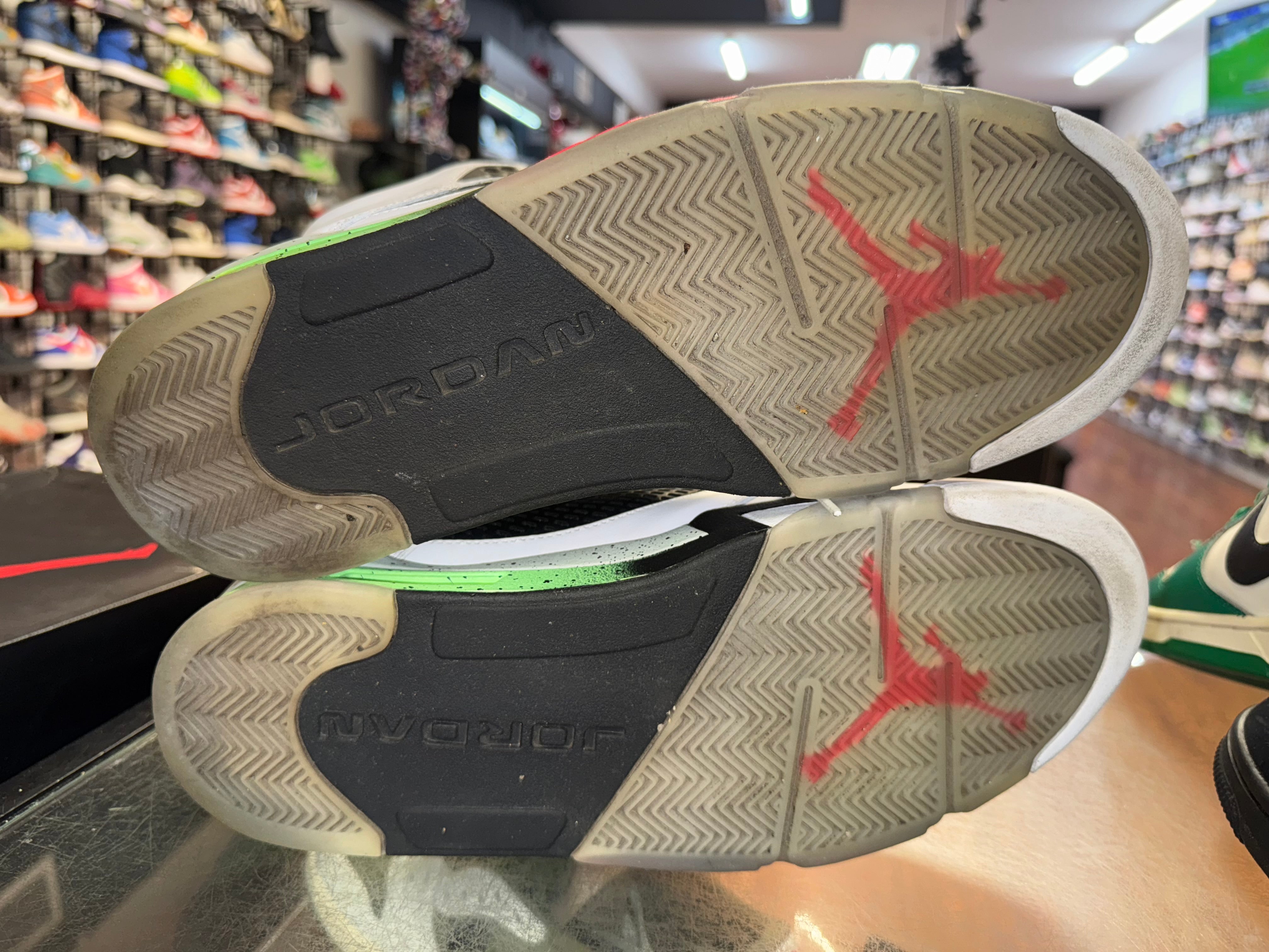 Size 13 Air Jordan 5 "Poison Green"