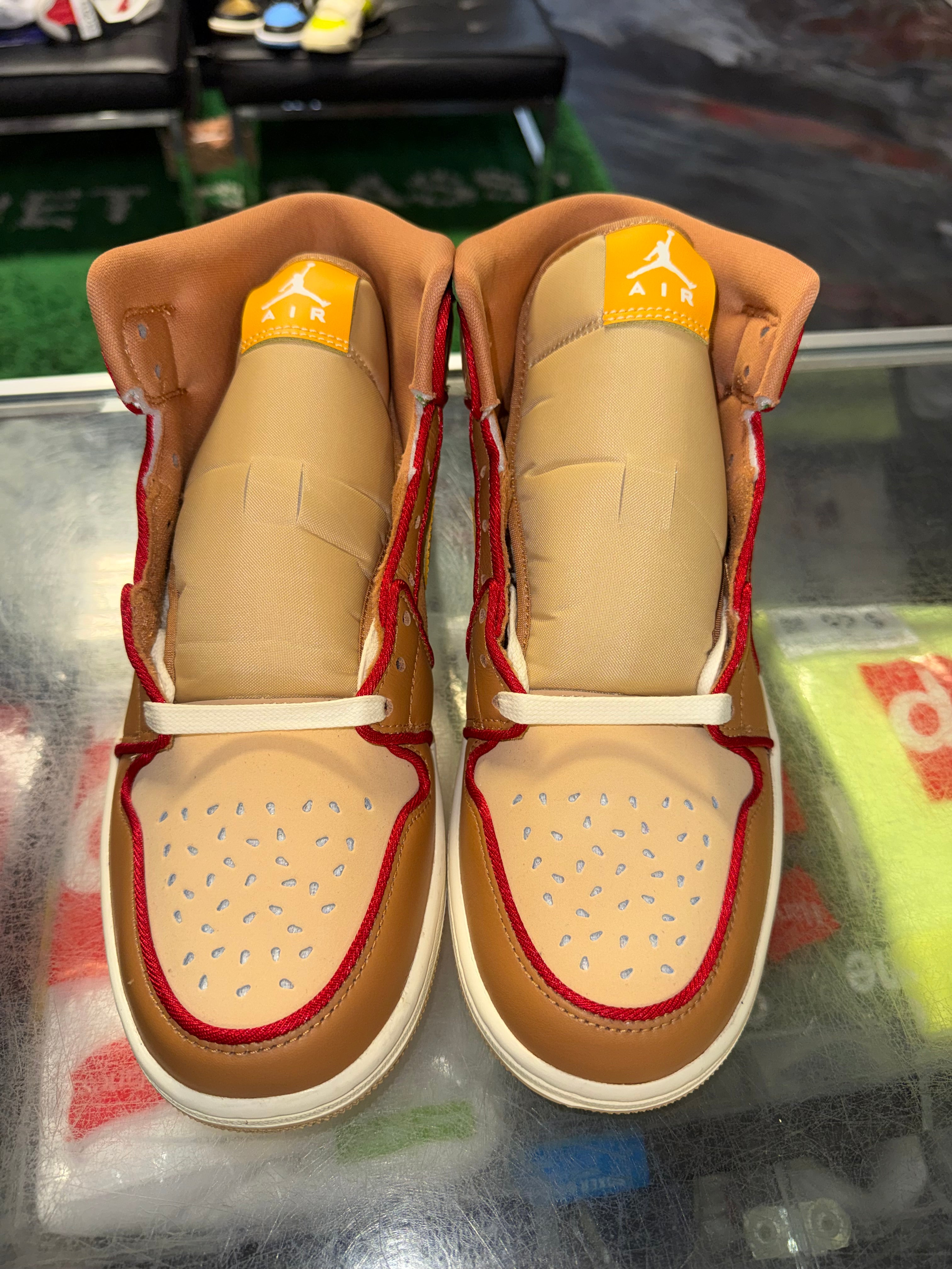 Size 8.5 Air Jordan 1 Mid "Cheeseburger" Brand New