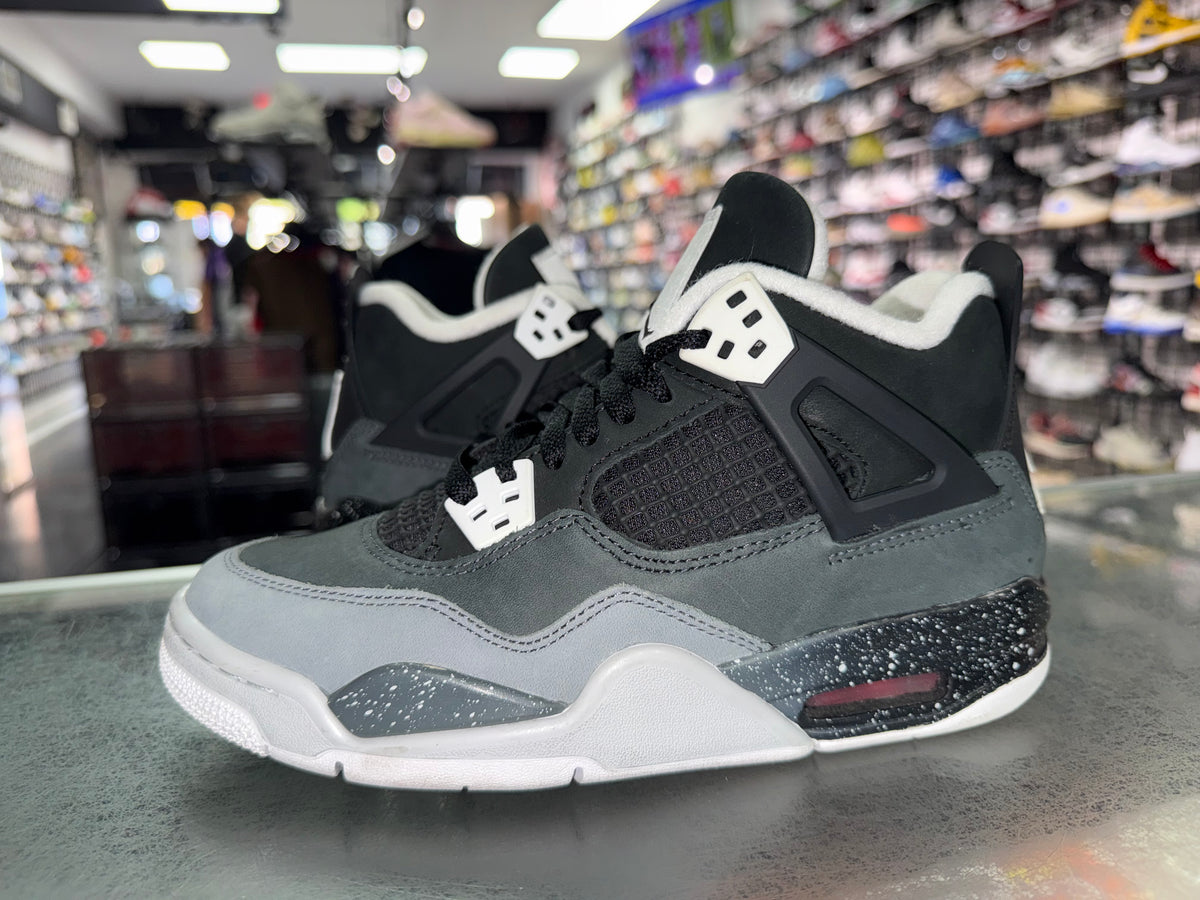 Size 4.5y Air Jordan 4 “Fear”