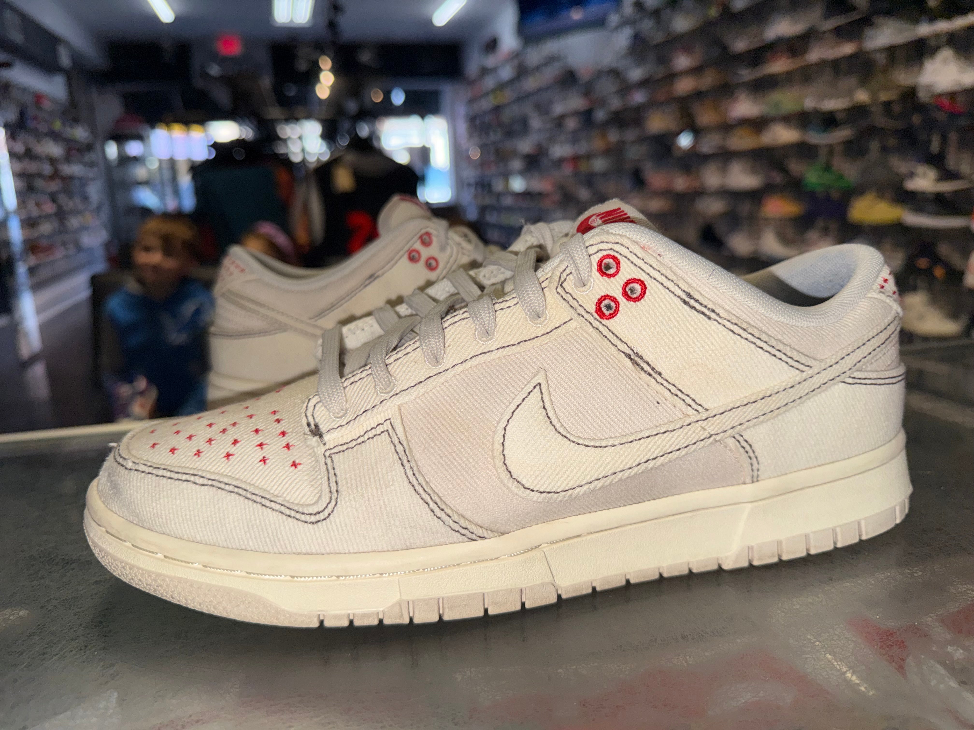 Size 9 Dunk Low "Light Orewood Brown Sashiko"