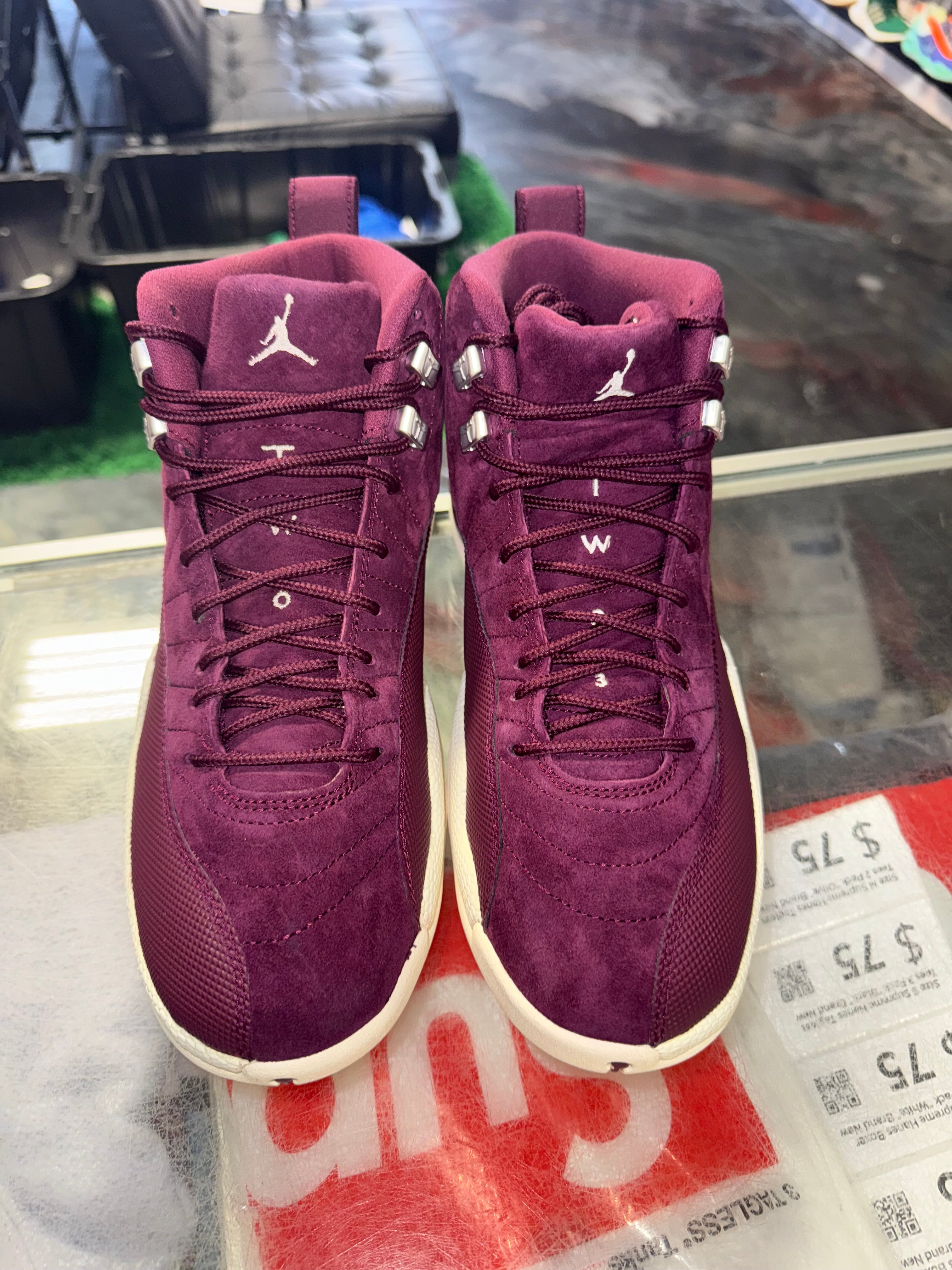 Size 8.5 Air Jordan 12 "Bordeaux" Brand New