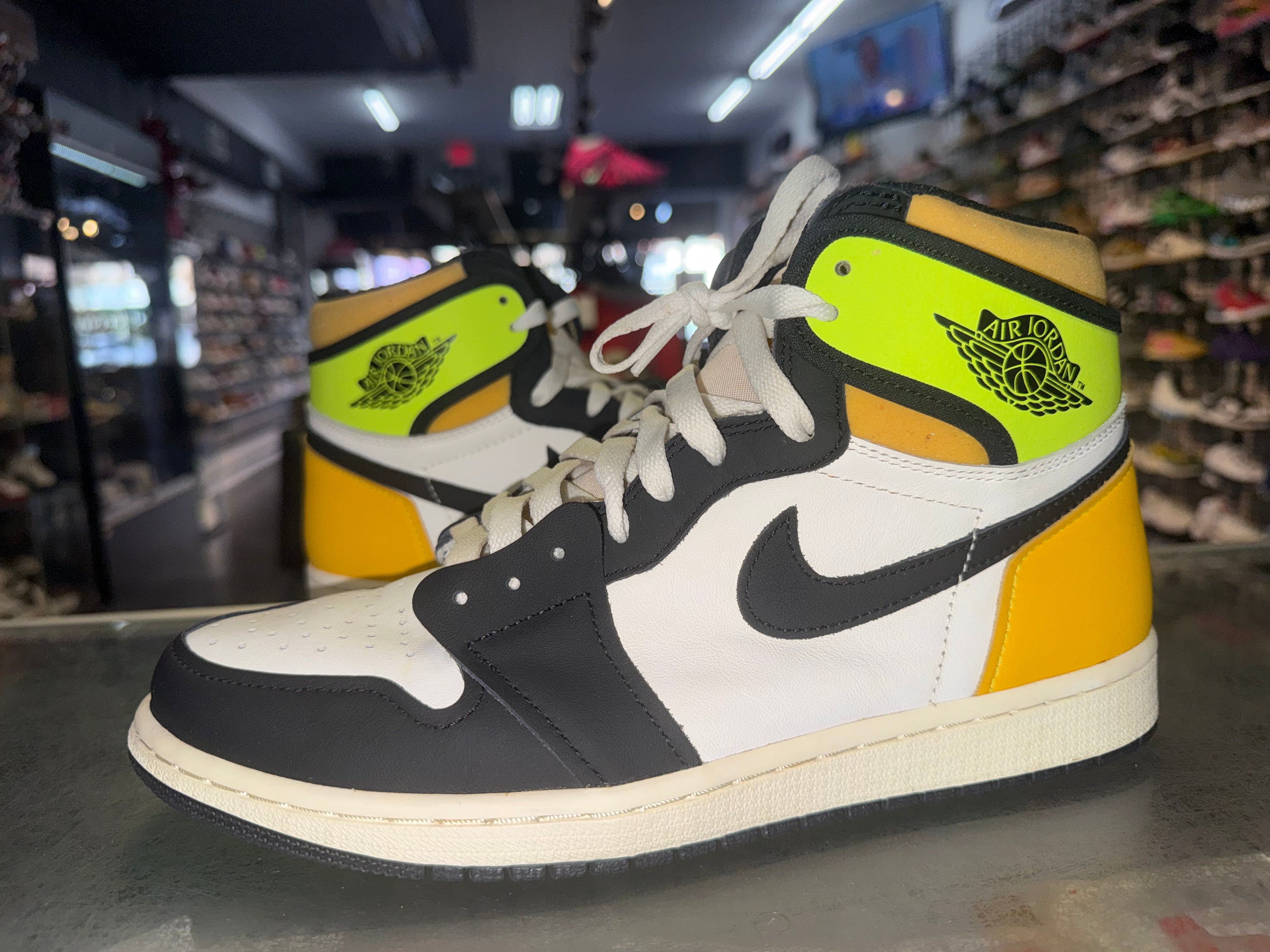 Size 9.5 Air Jordan 1 “Volt Gold”