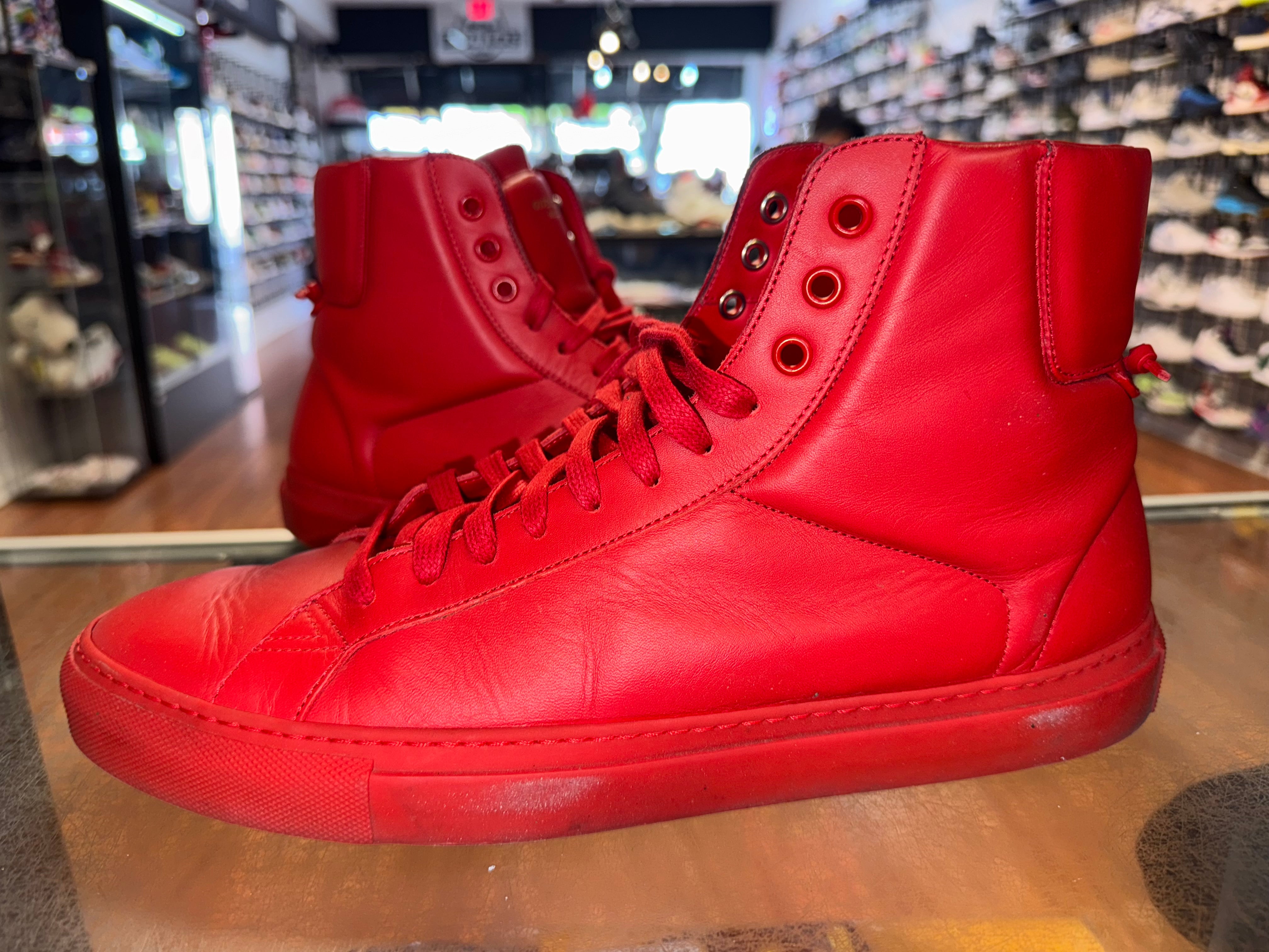 Size 12 (45 EU) Givenchy Leather High Red