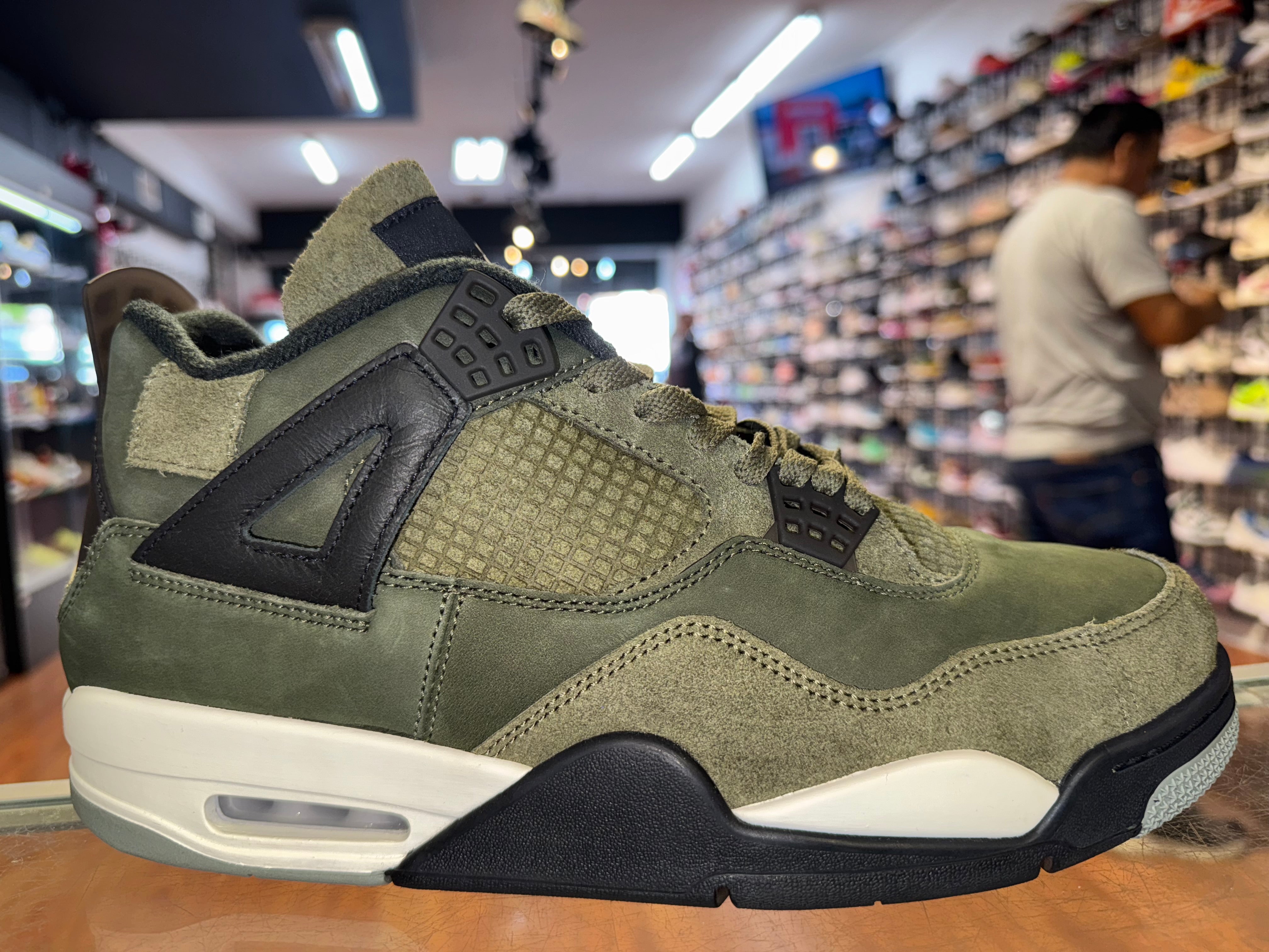 Size 11 Air Jordan 4 Craft "Medium Olive"