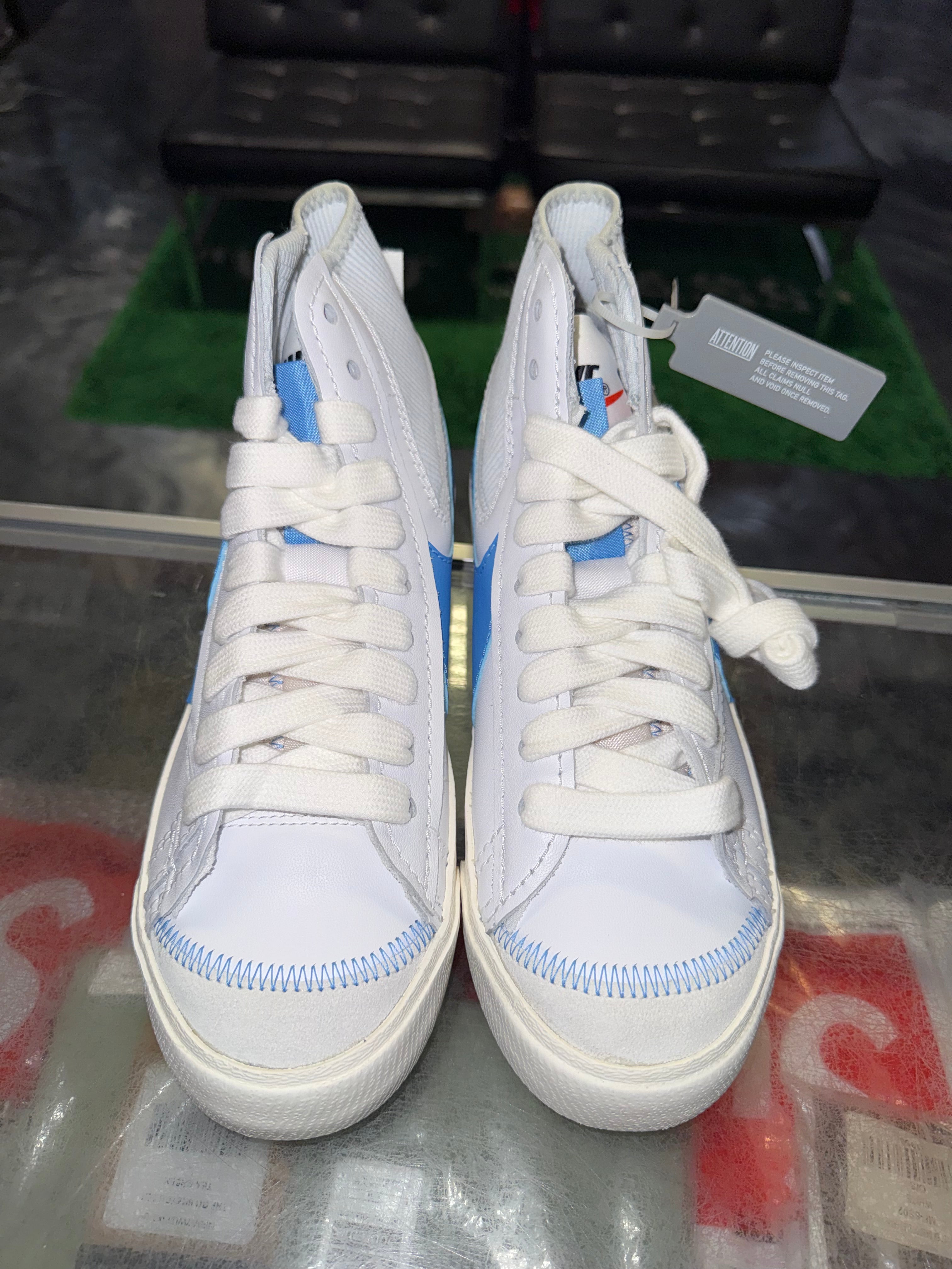 Size 8.5 Blazer Mid 77 Jumbo "White University Blue" Brand New