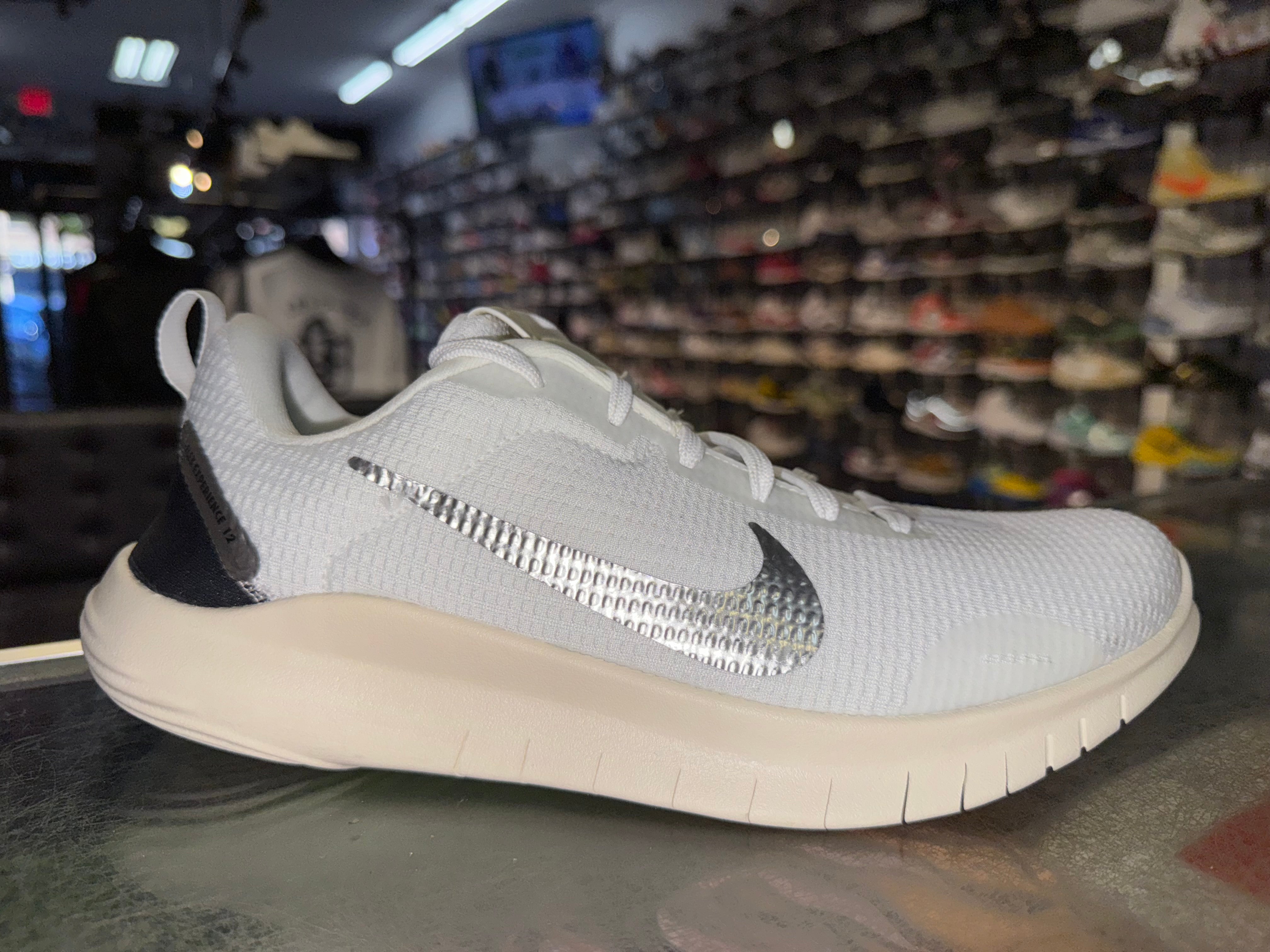 Size 7.5 (9W) Nike Flex Experience Run 12 "Black White Silver" Brand New