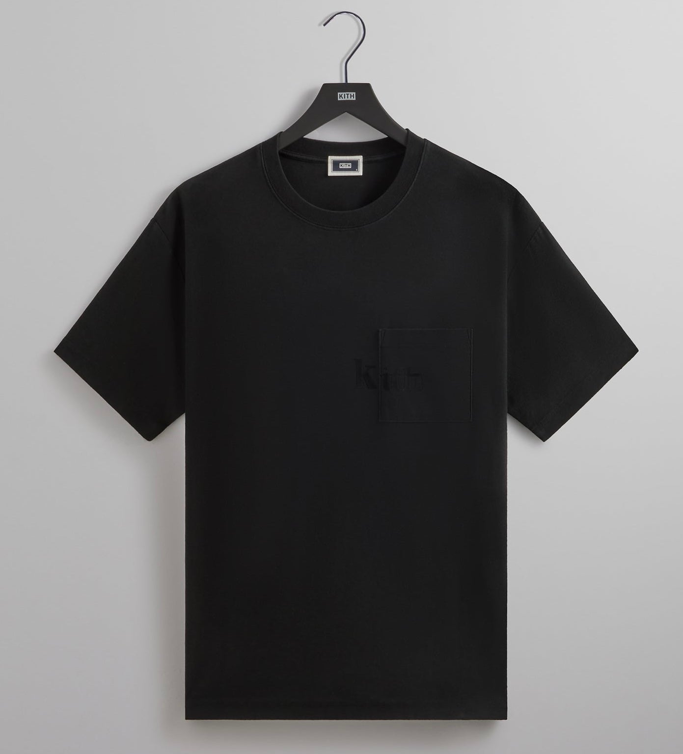 Size L Kith Quinn Pocket Tee “Black”