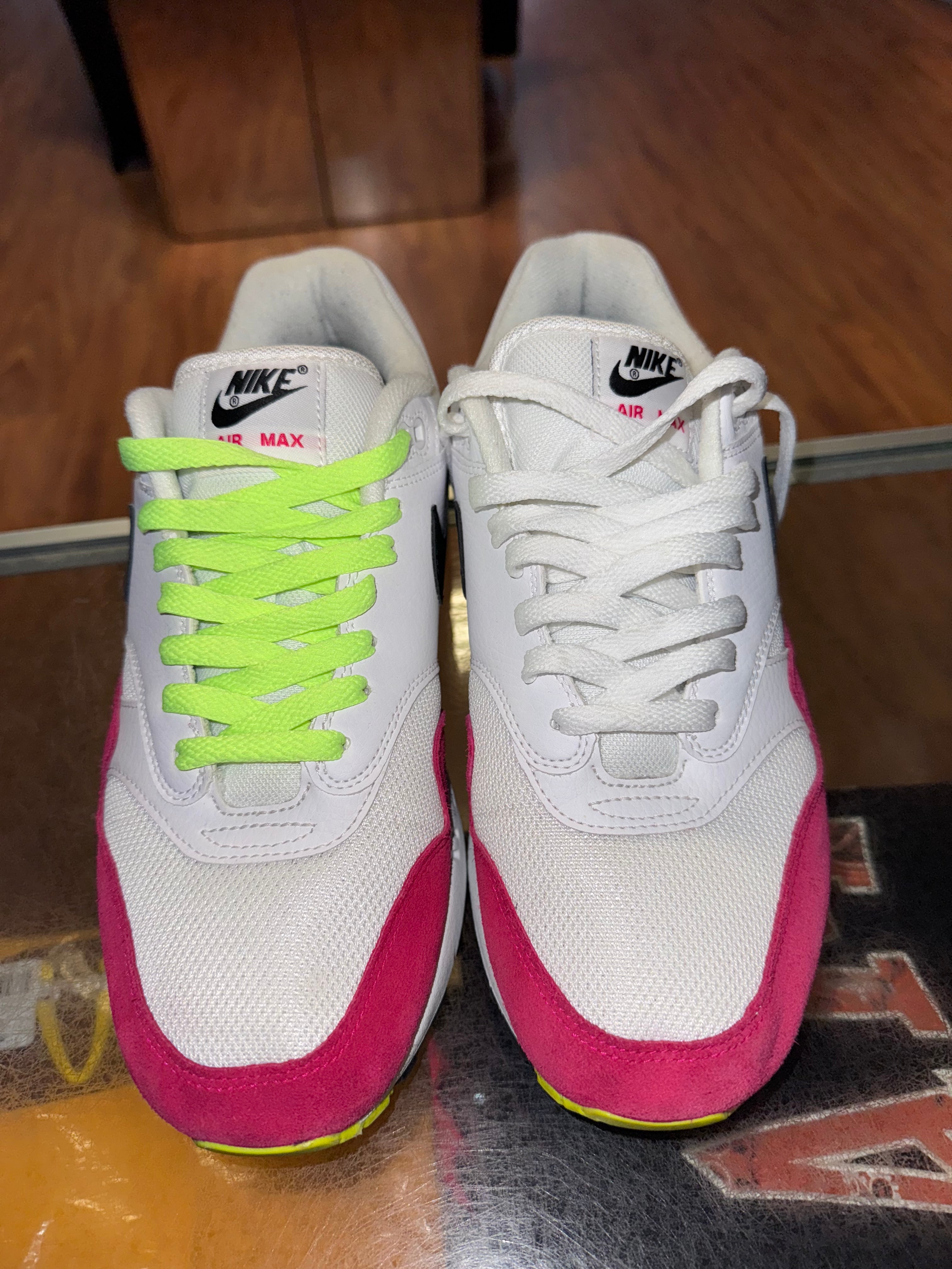Size 9.5 Air Max 1 “Black Volt Rush”