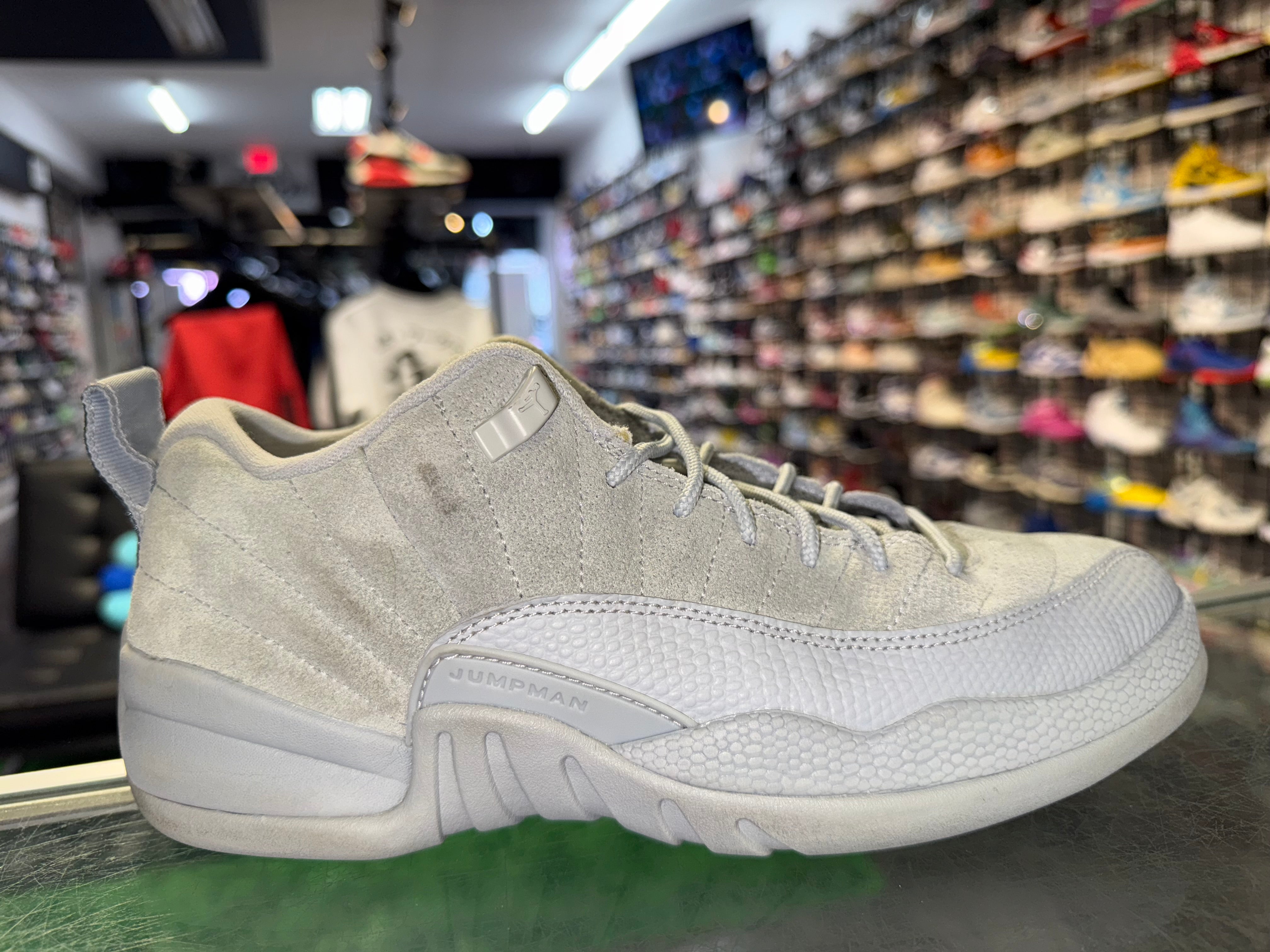 Size 7y Air Jordan 12 Low "Wolf Grey"